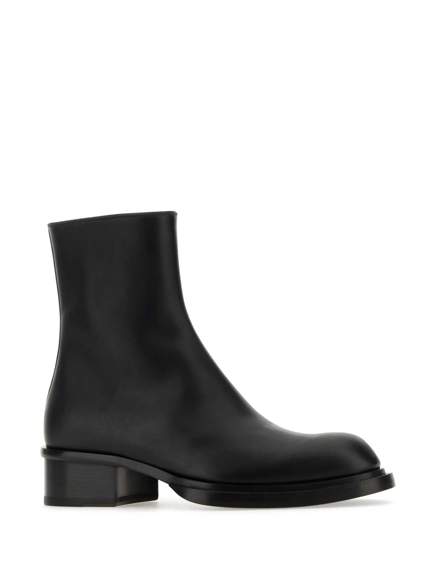 Cuban Stack leather boots