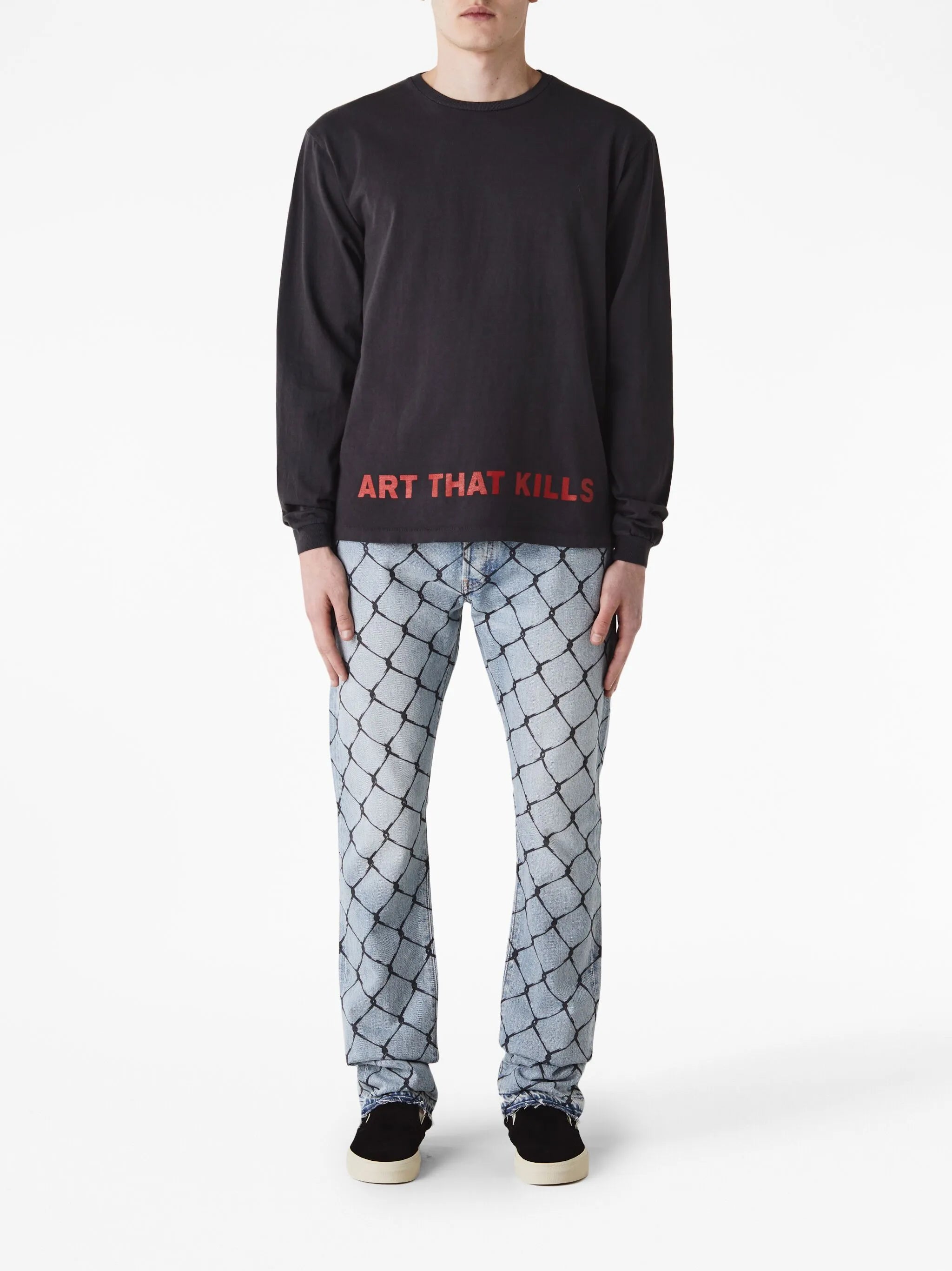 Cage slim-leg jeans