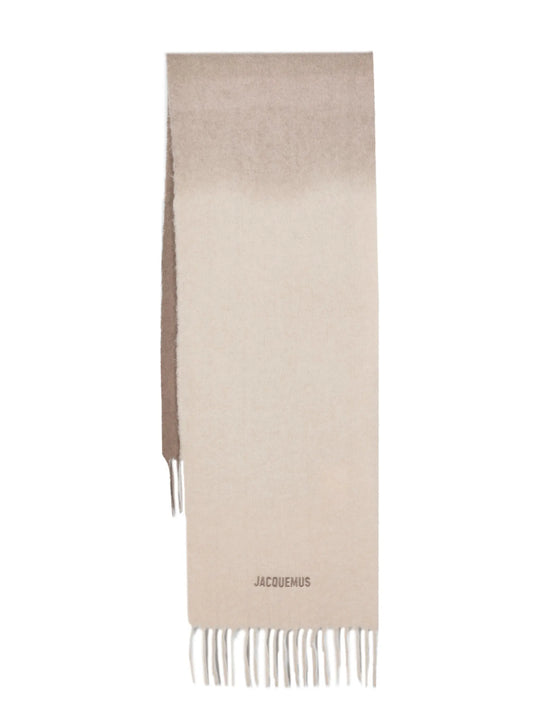 L'Echarpe Moisson gradient-effect scarf