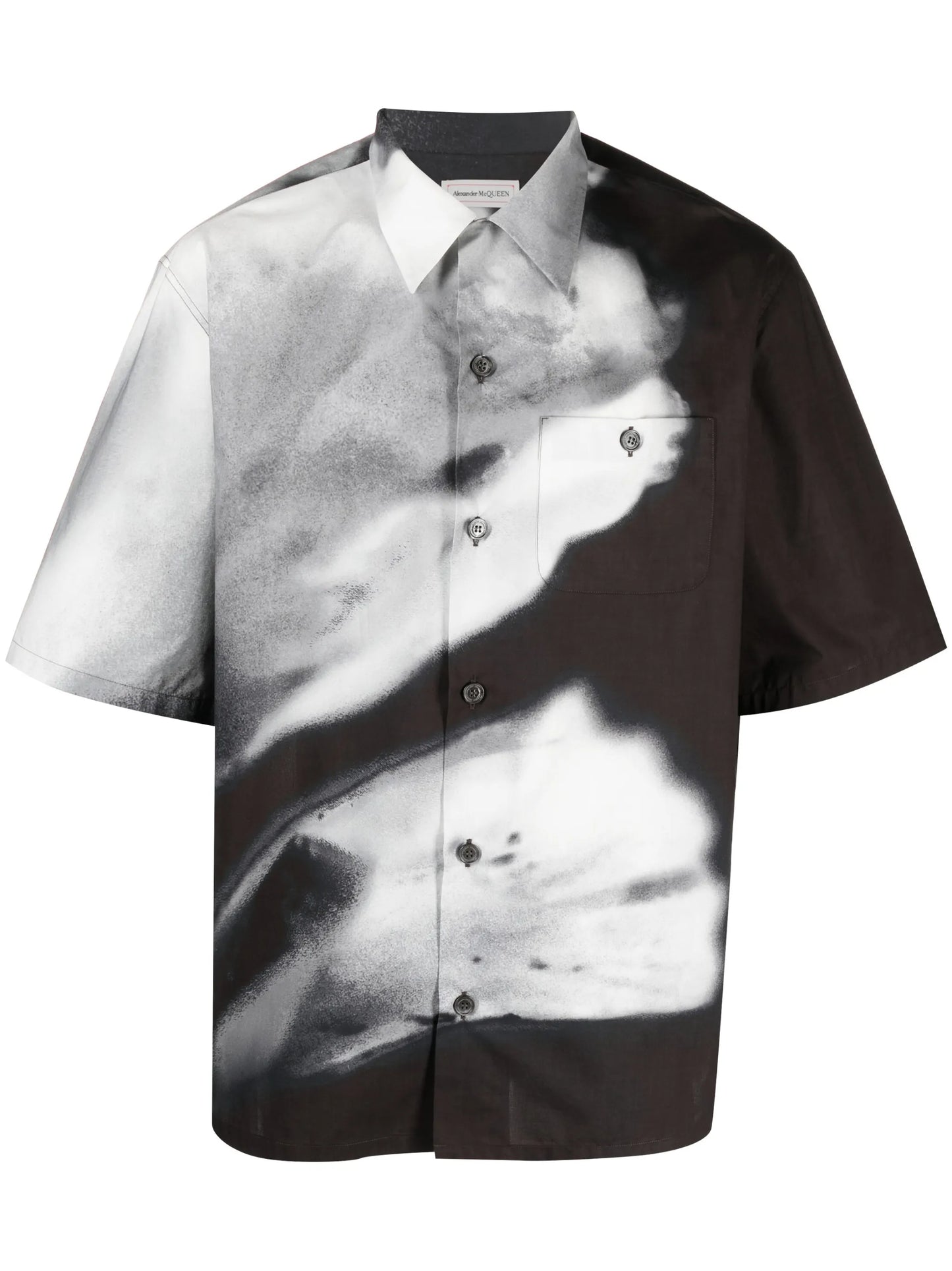 Solarised Flower short-sleeved shirt