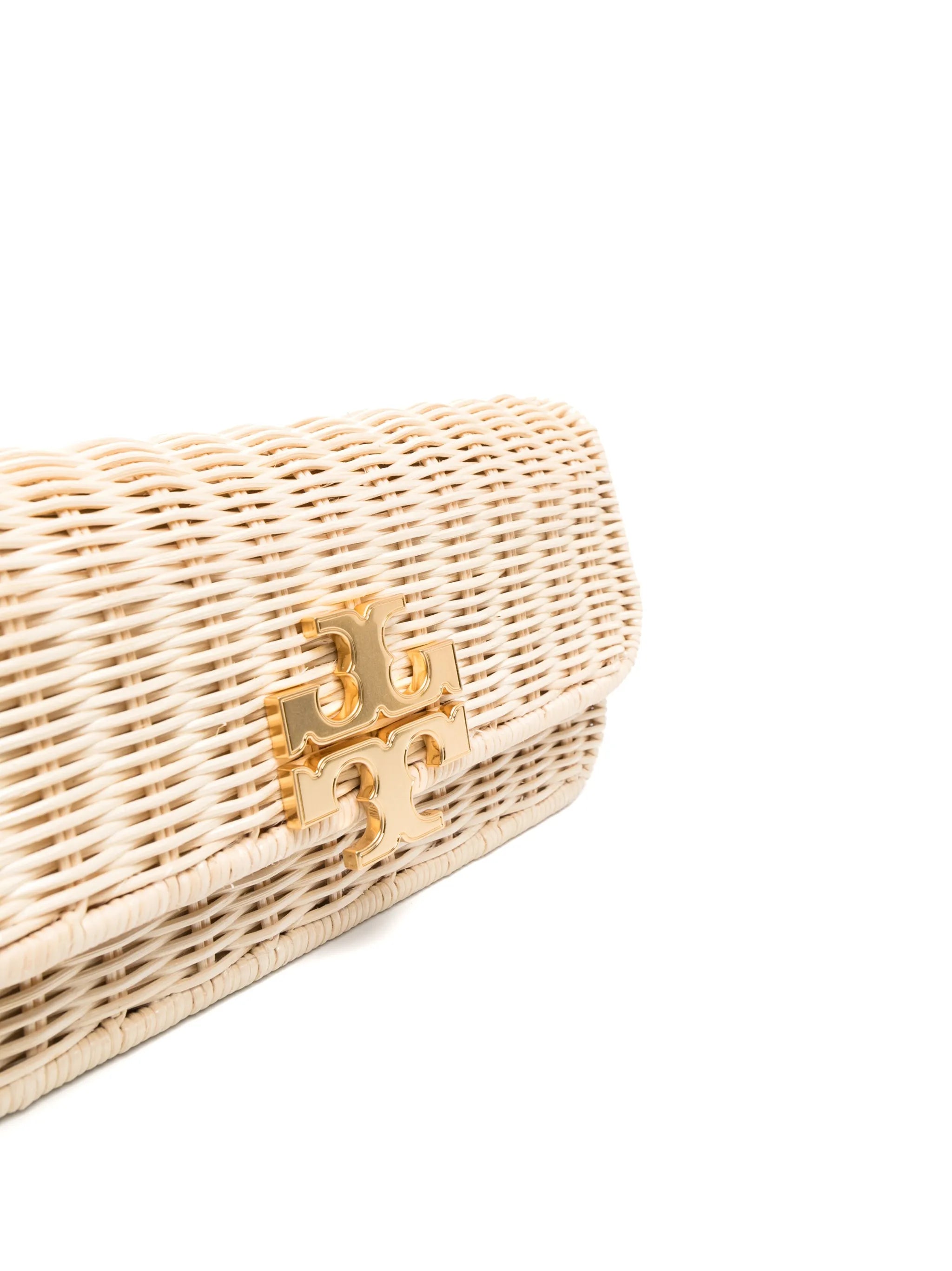 Eleanor straw clutch bag