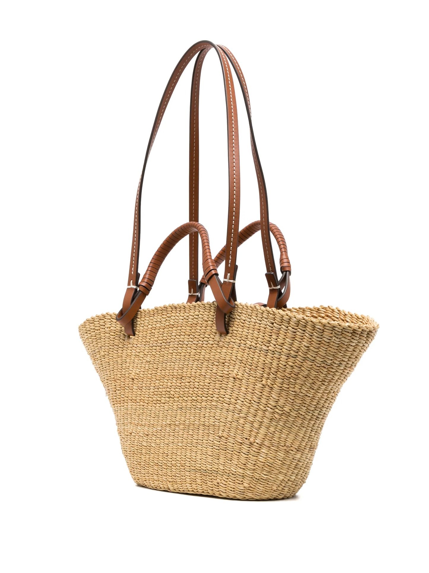 small Ella raffia tote bag