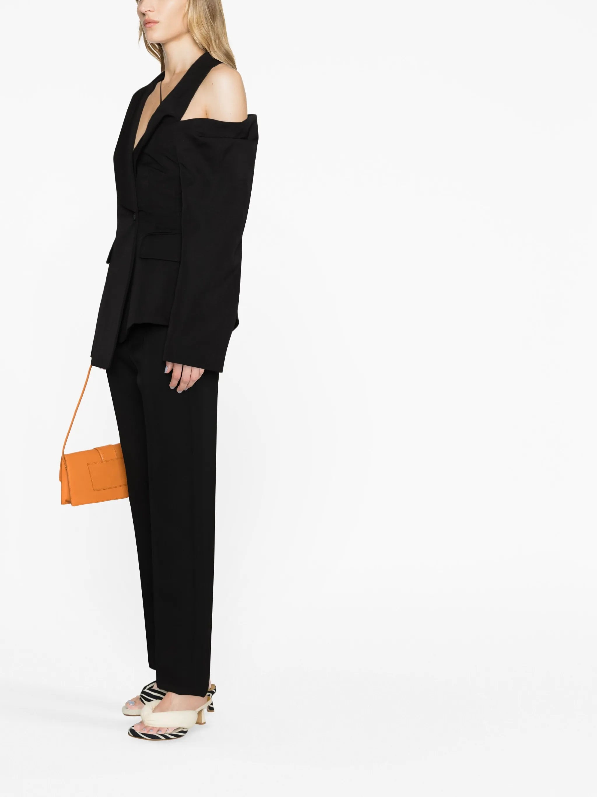 La veste Baska asymmetric virgin wool blazer