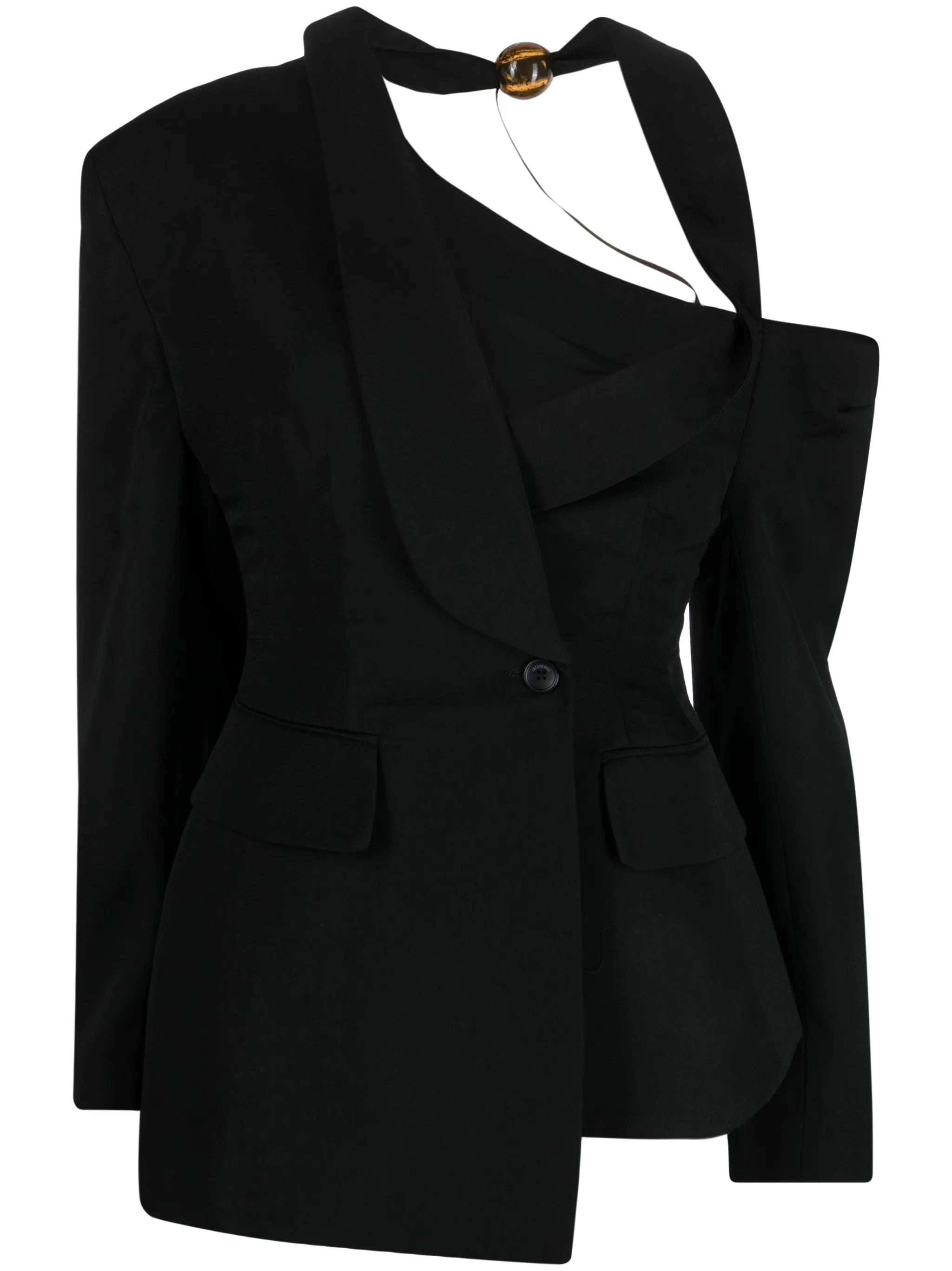 La veste Baska asymmetric virgin wool blazer