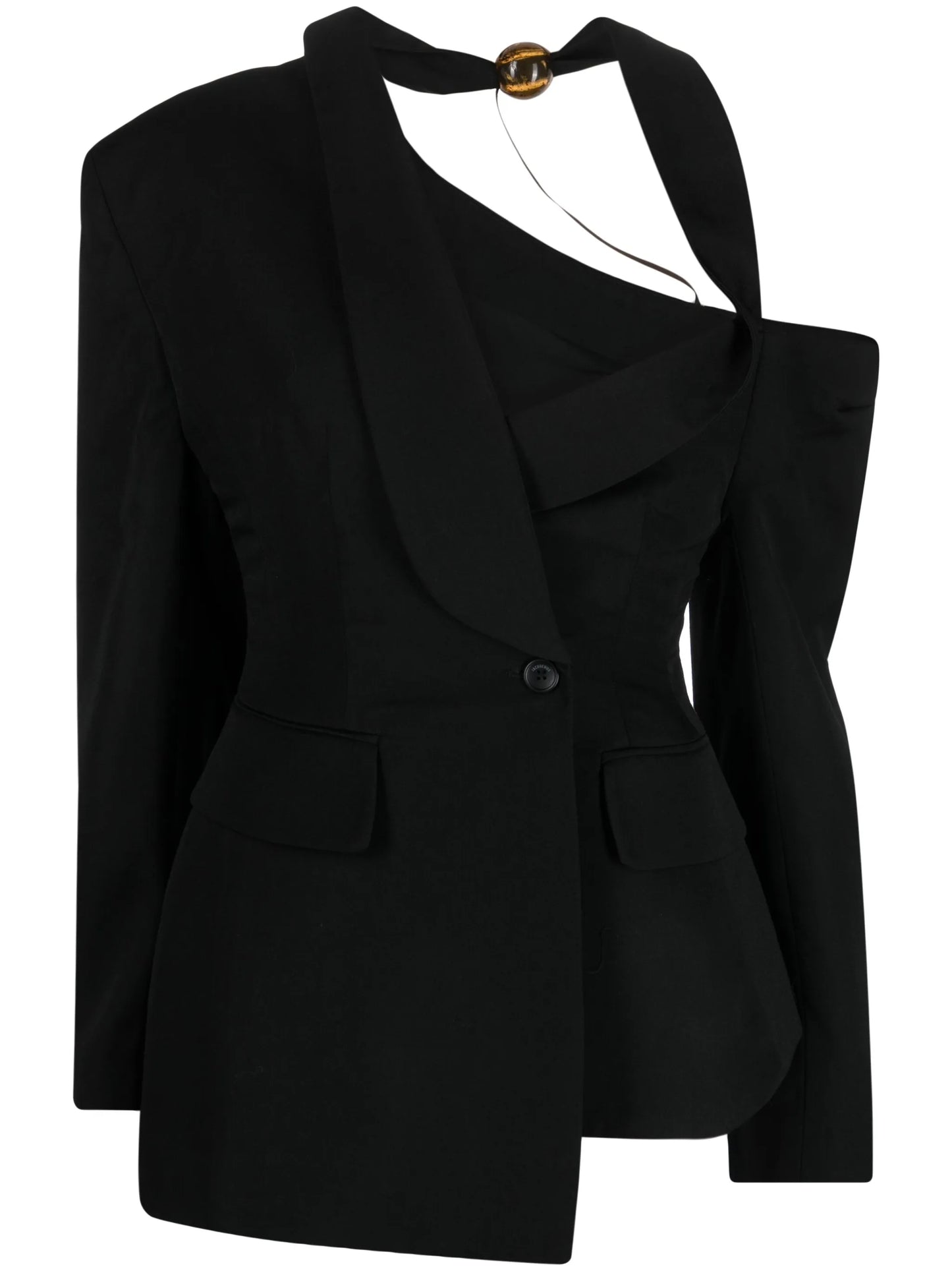 La veste Baska asymmetric virgin wool blazer