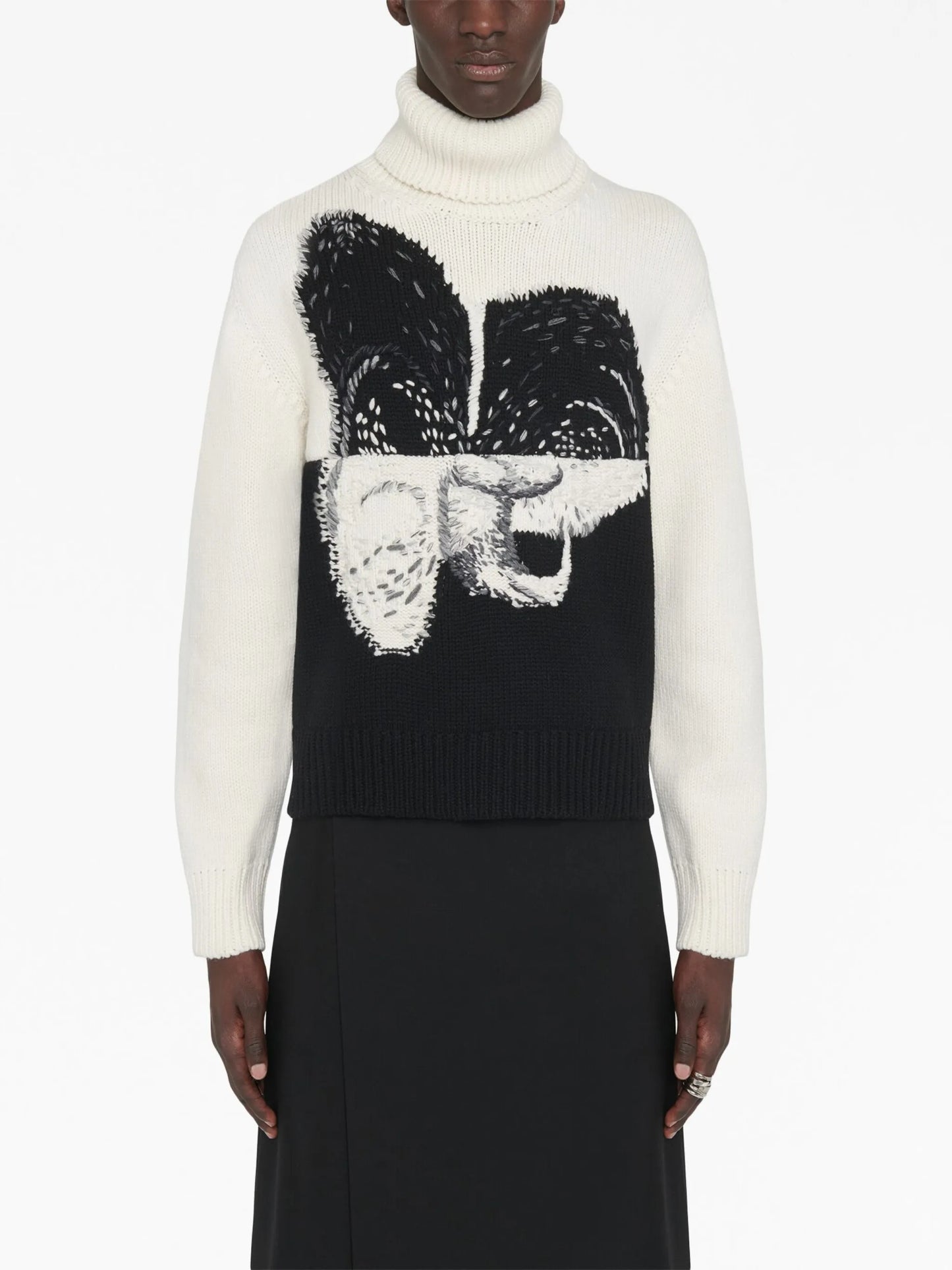spliced orchid jumper