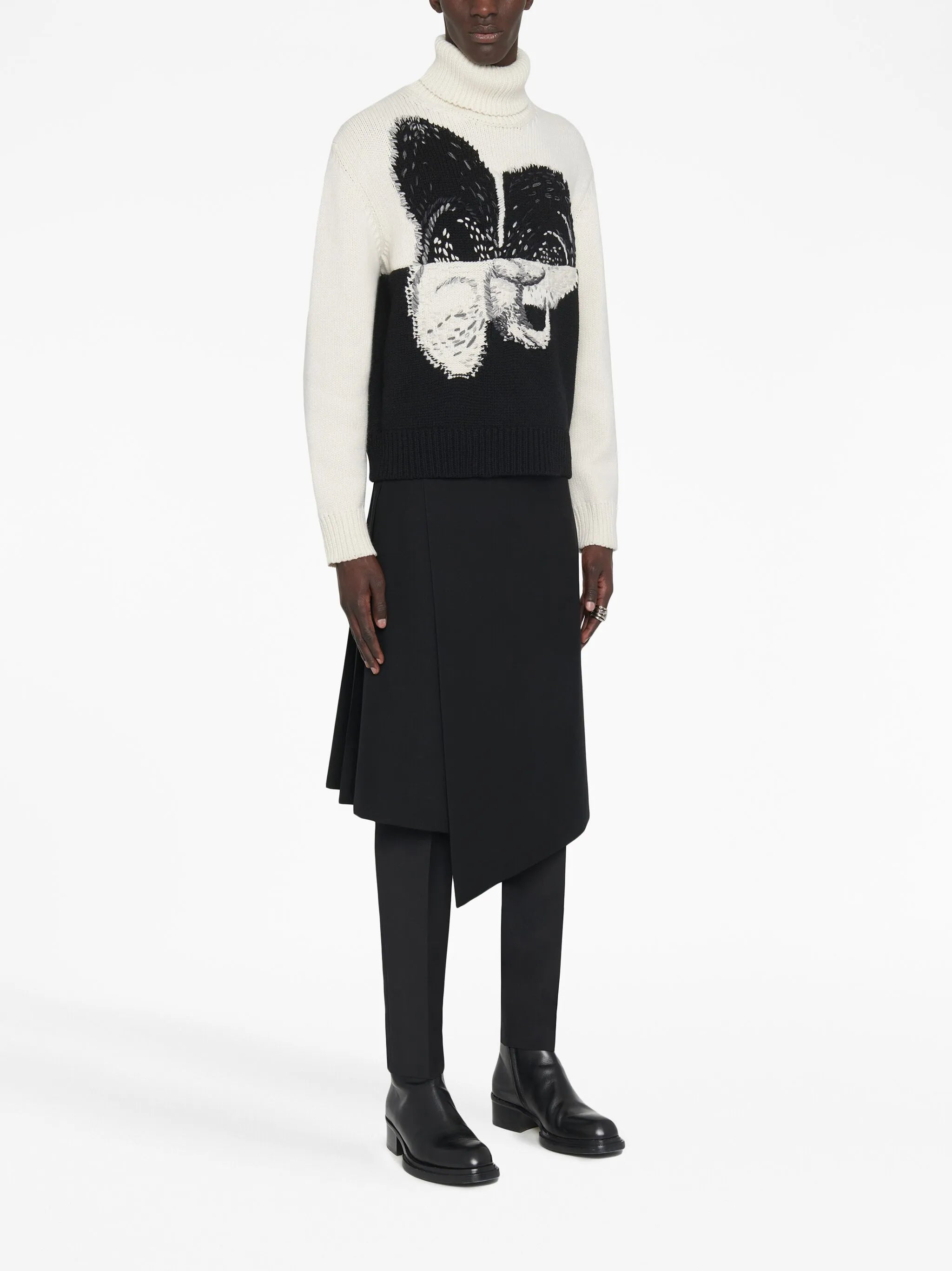 spliced orchid jumper