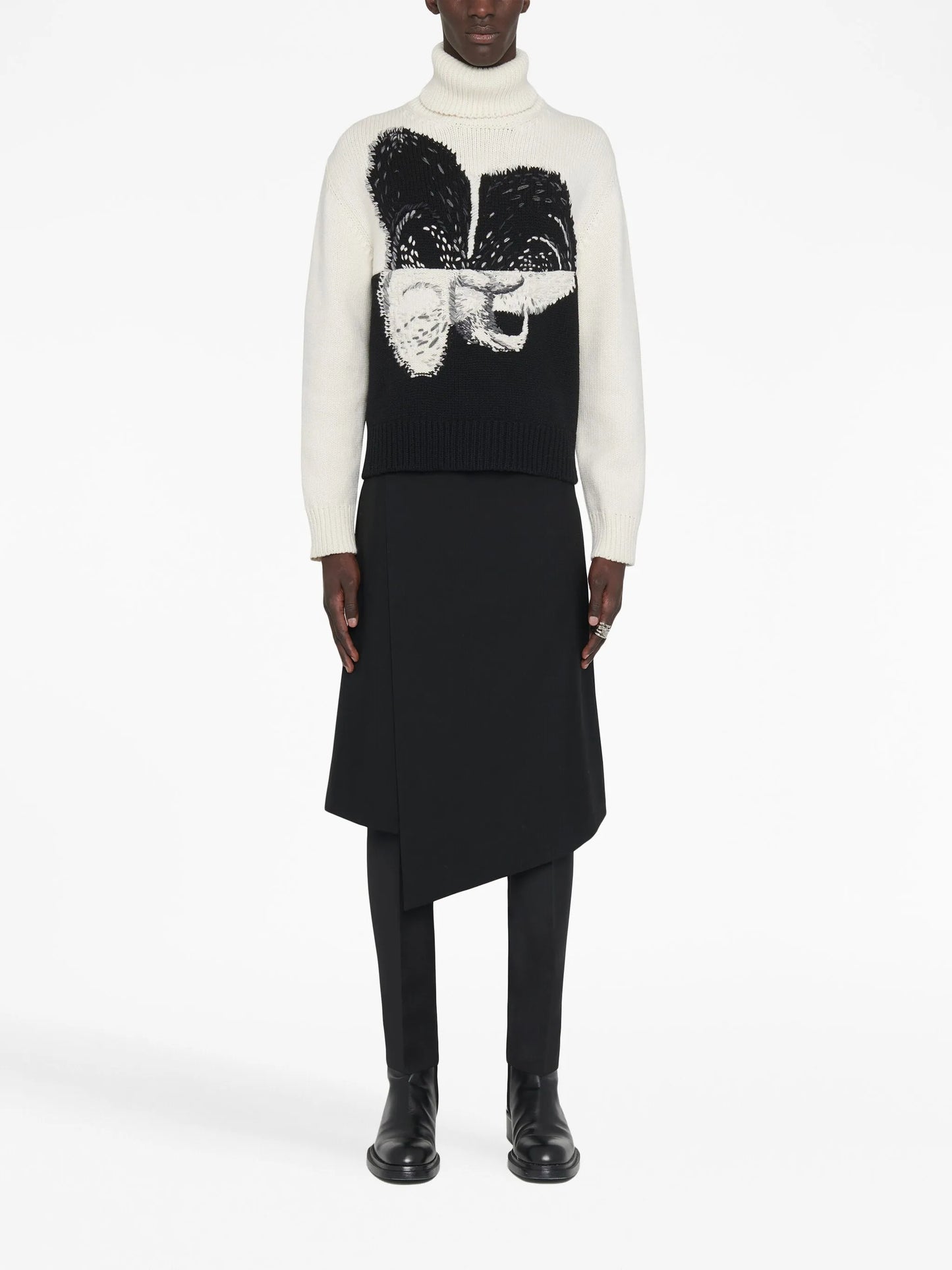 spliced orchid jumper