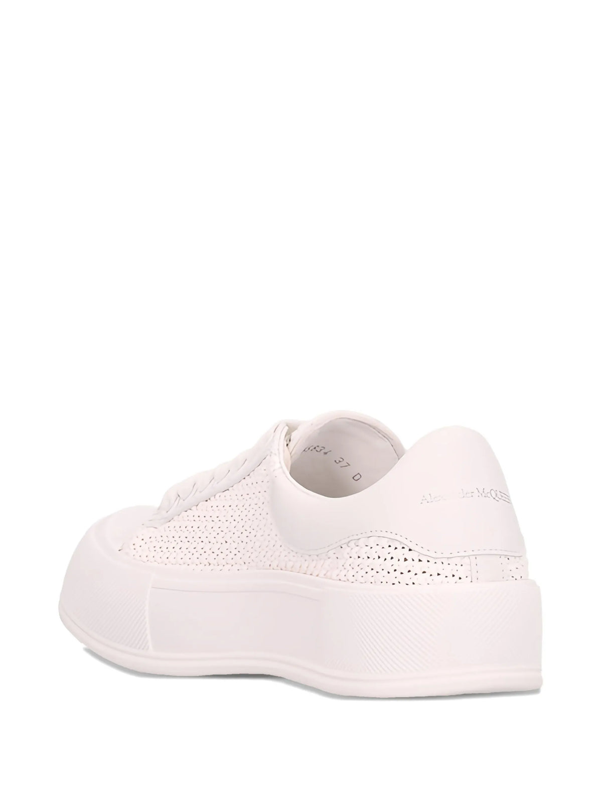 Deck Plimsoll raffia sneakers