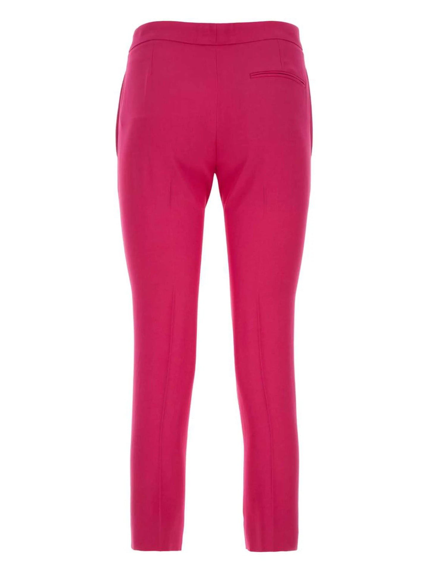 cropped straight-leg trousers
