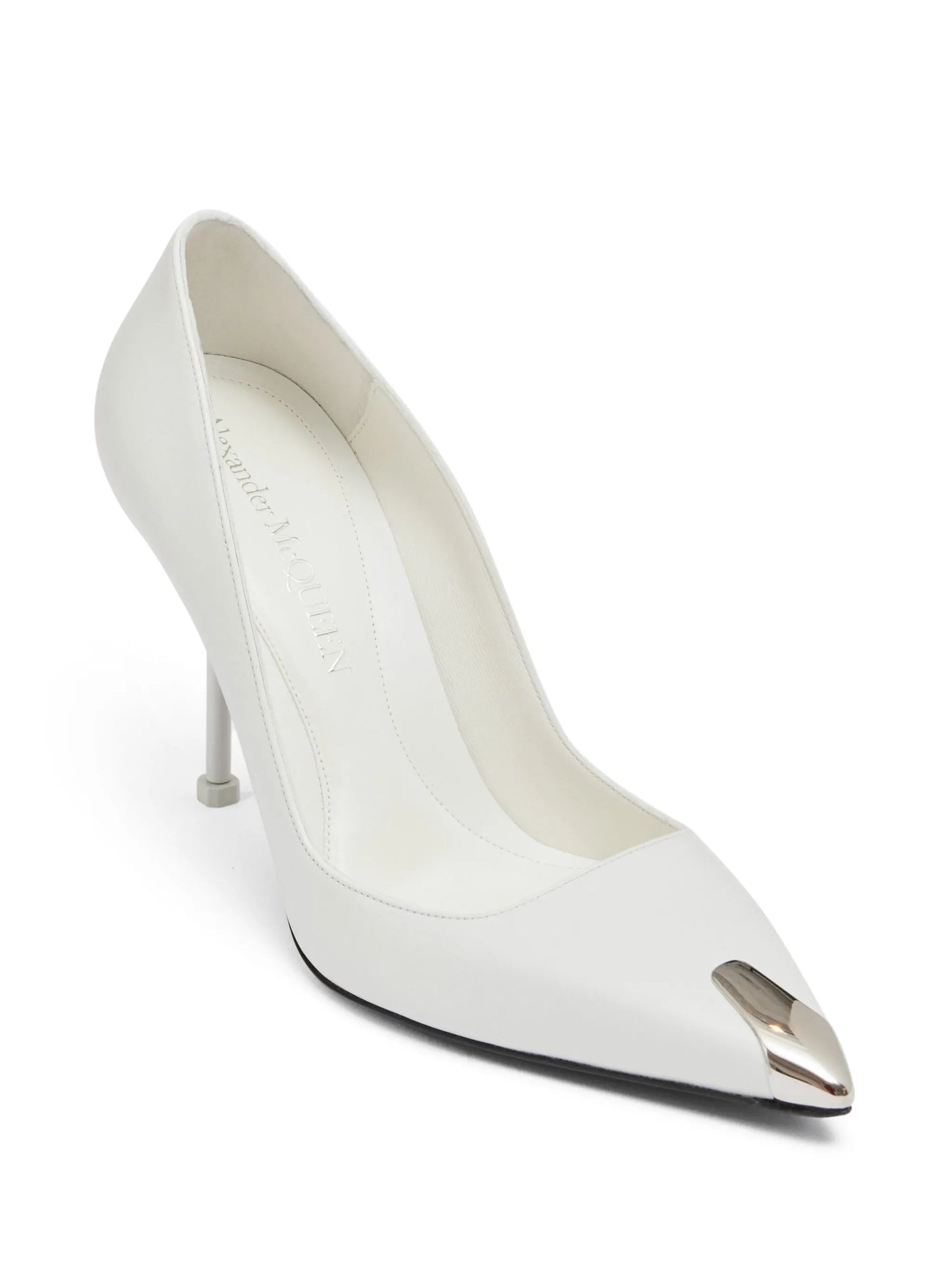 Punk 90mm leather pumps