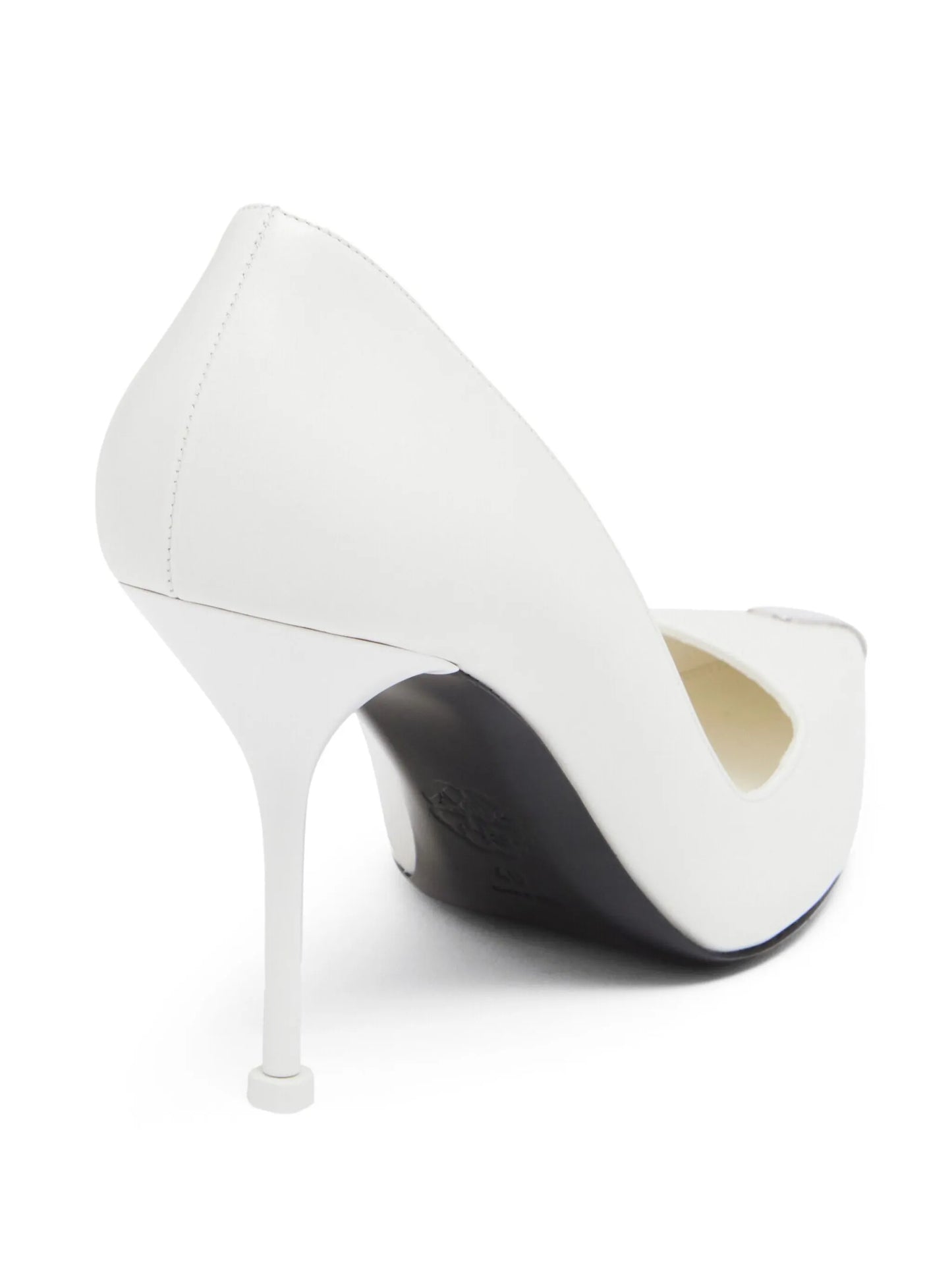 Punk 90mm leather pumps