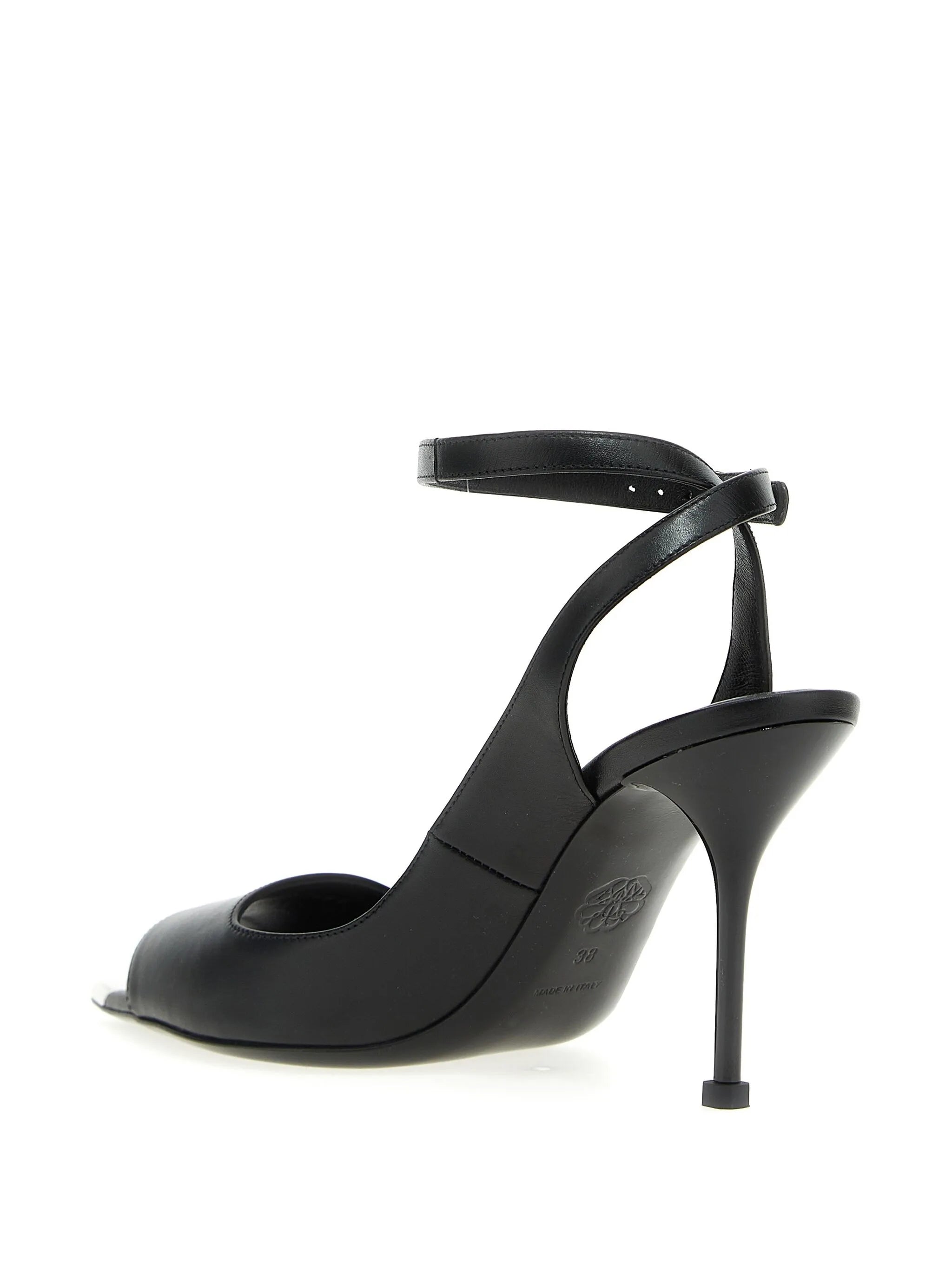 90mm Punk ankle-strap sandals