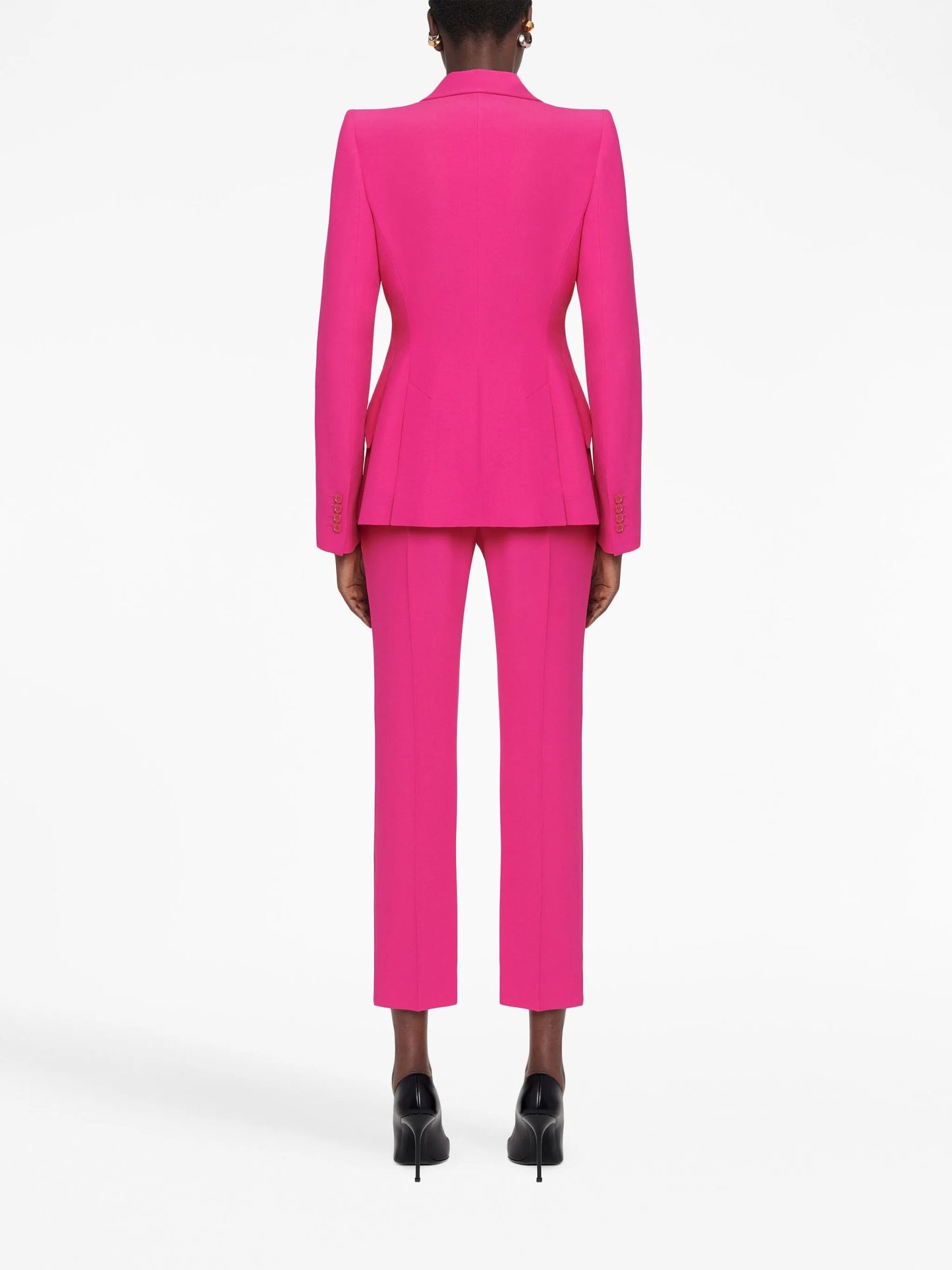 tailored single-breasted blazer