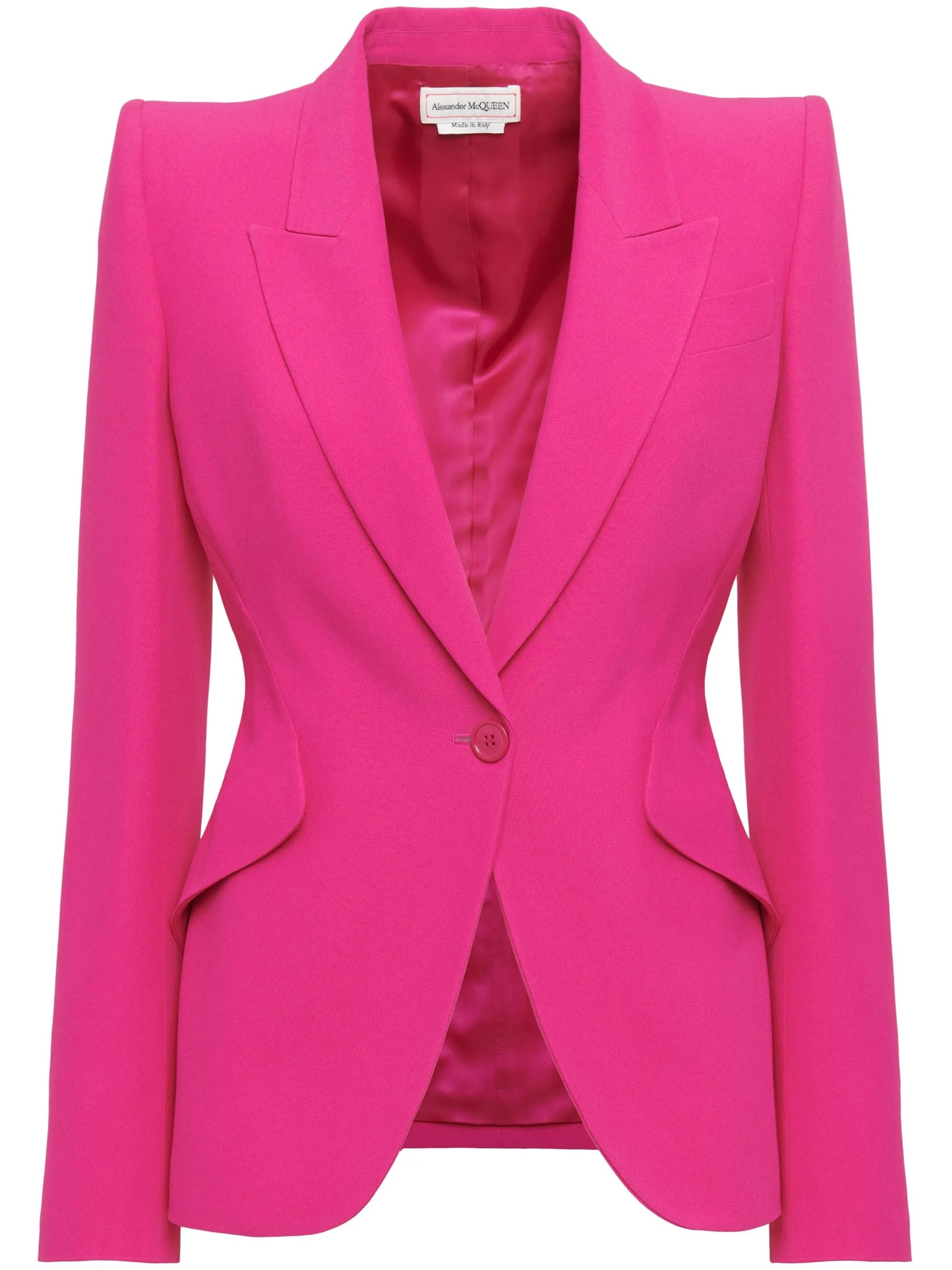 tailored single-breasted blazer