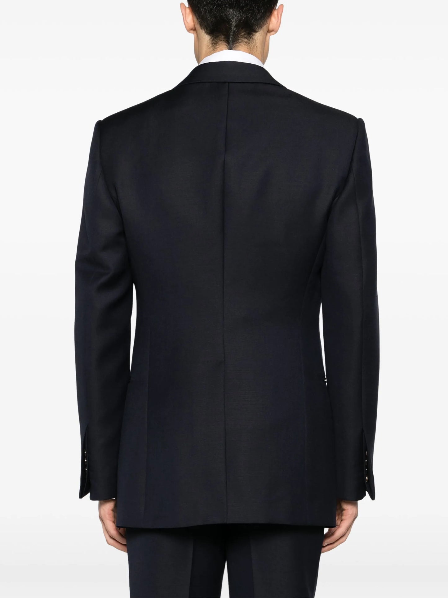 peak-lapels double-breasted blazer