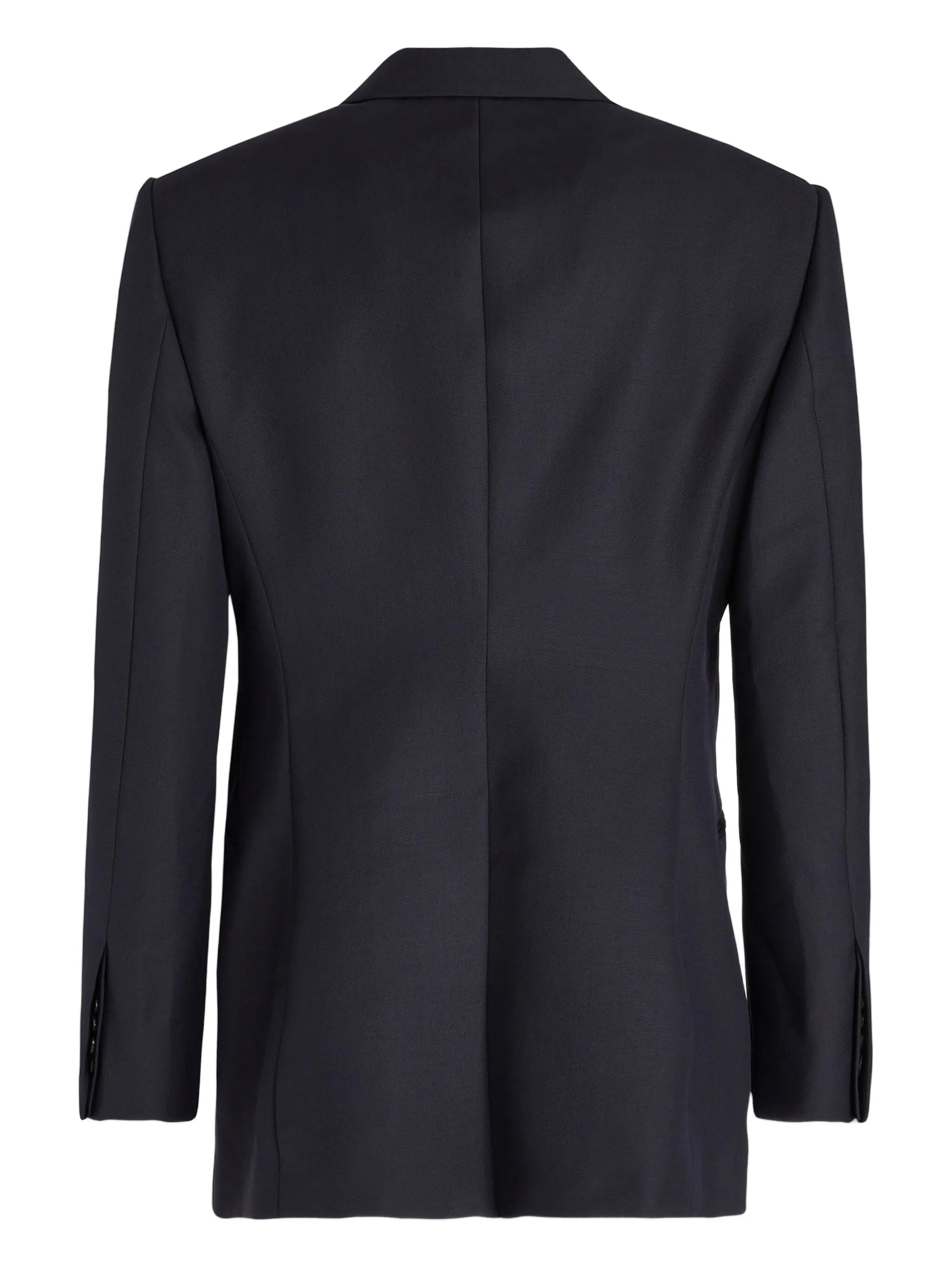 peak-lapels double-breasted blazer
