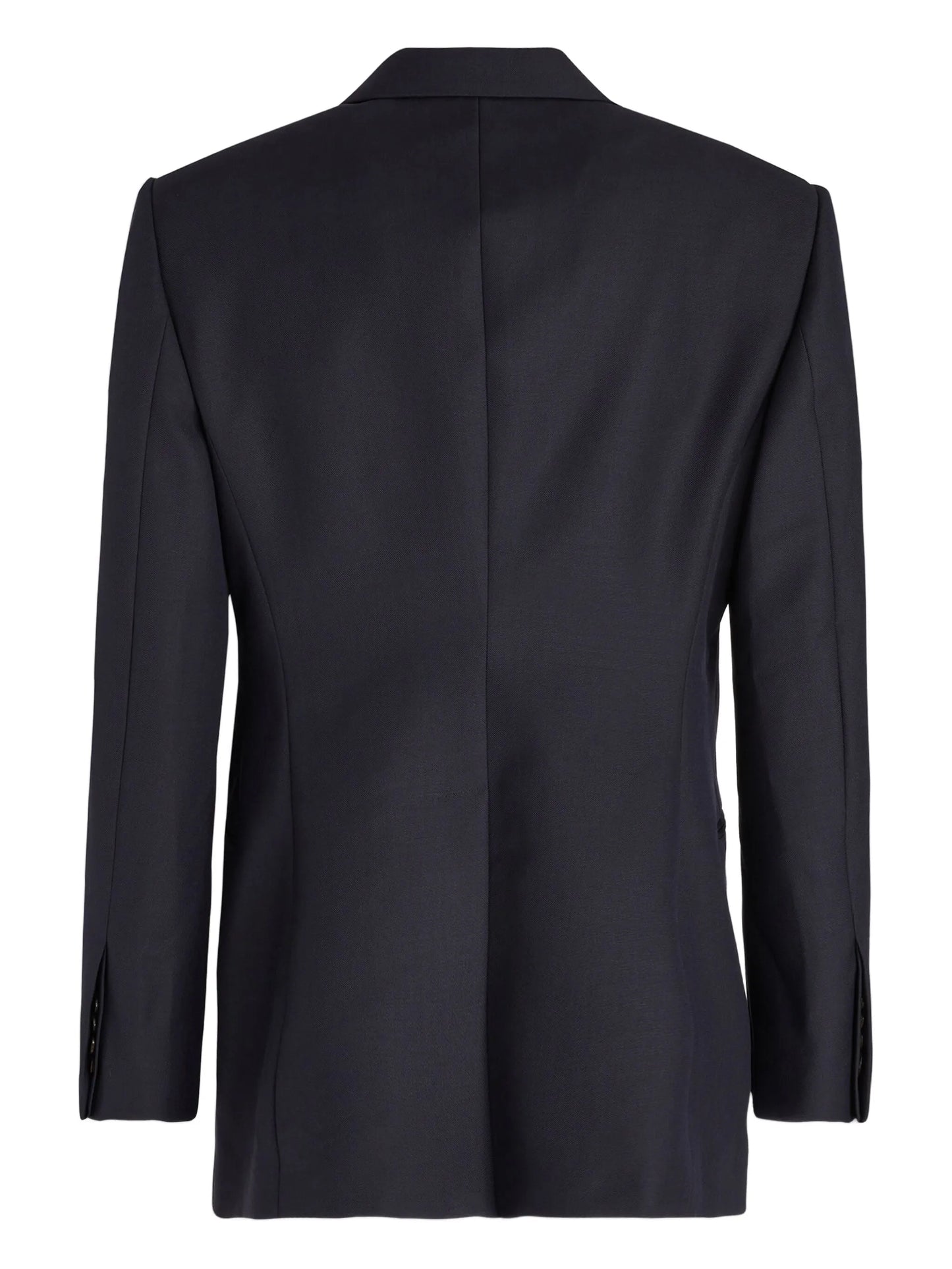 peak-lapels double-breasted blazer