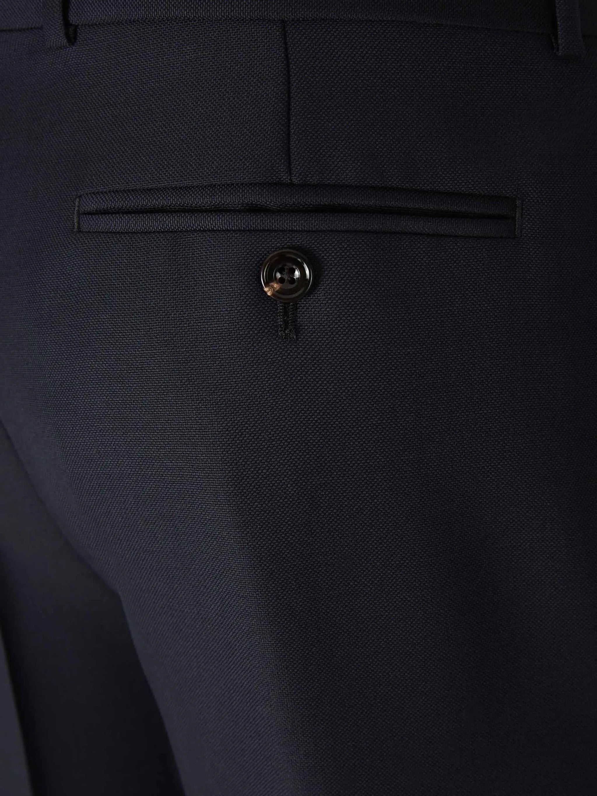 mid-rise tailored wool trousers