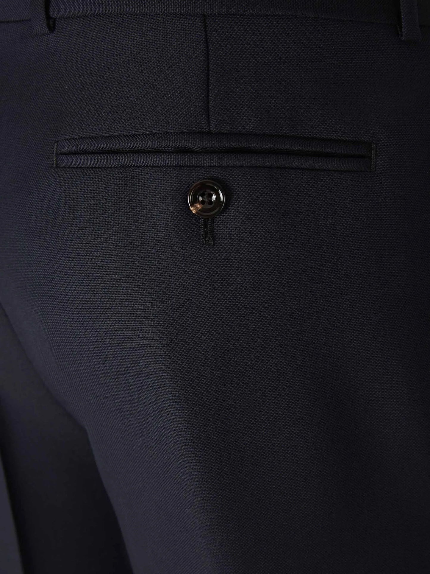 mid-rise tailored wool trousers