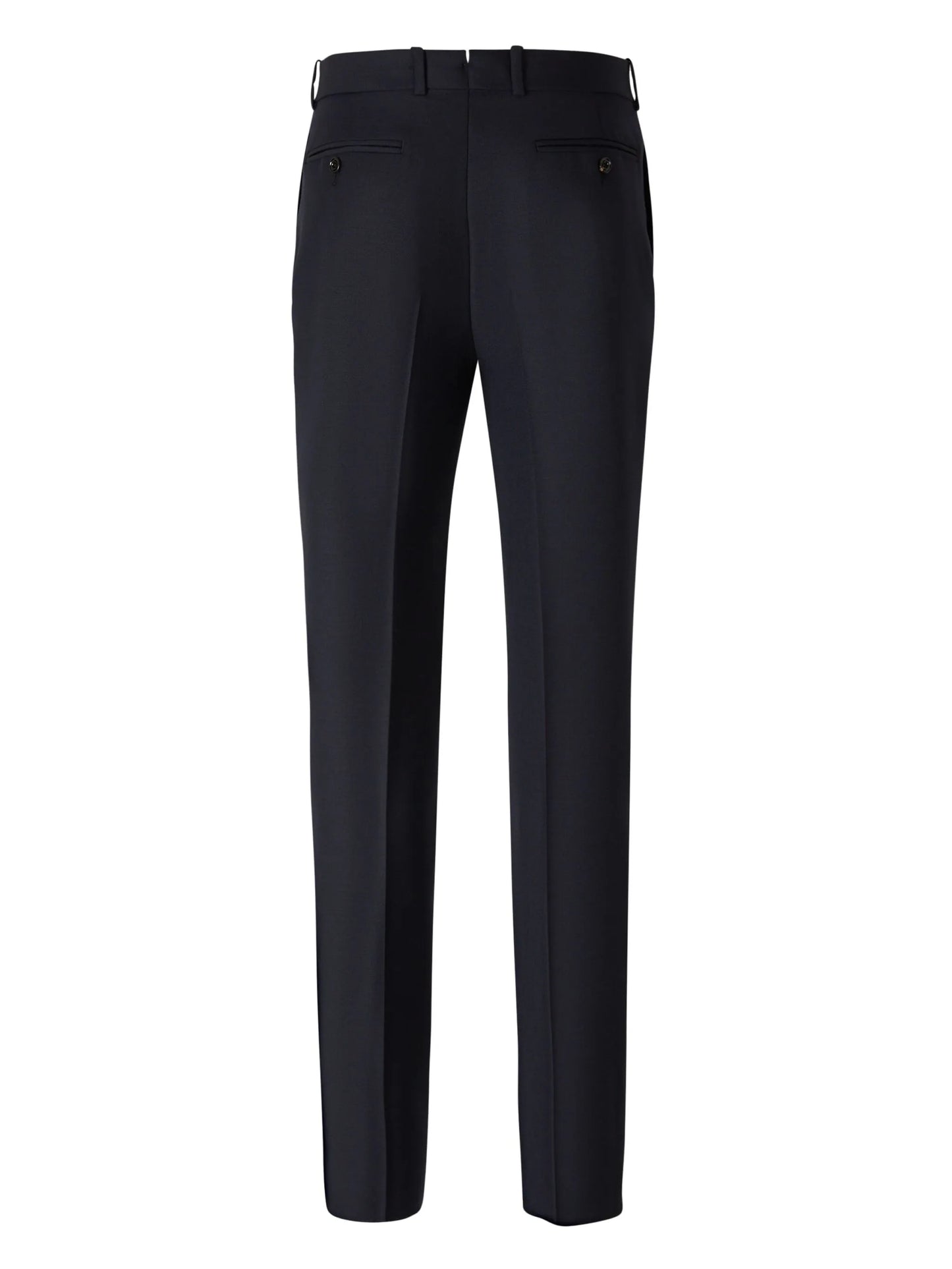 mid-rise tailored wool trousers
