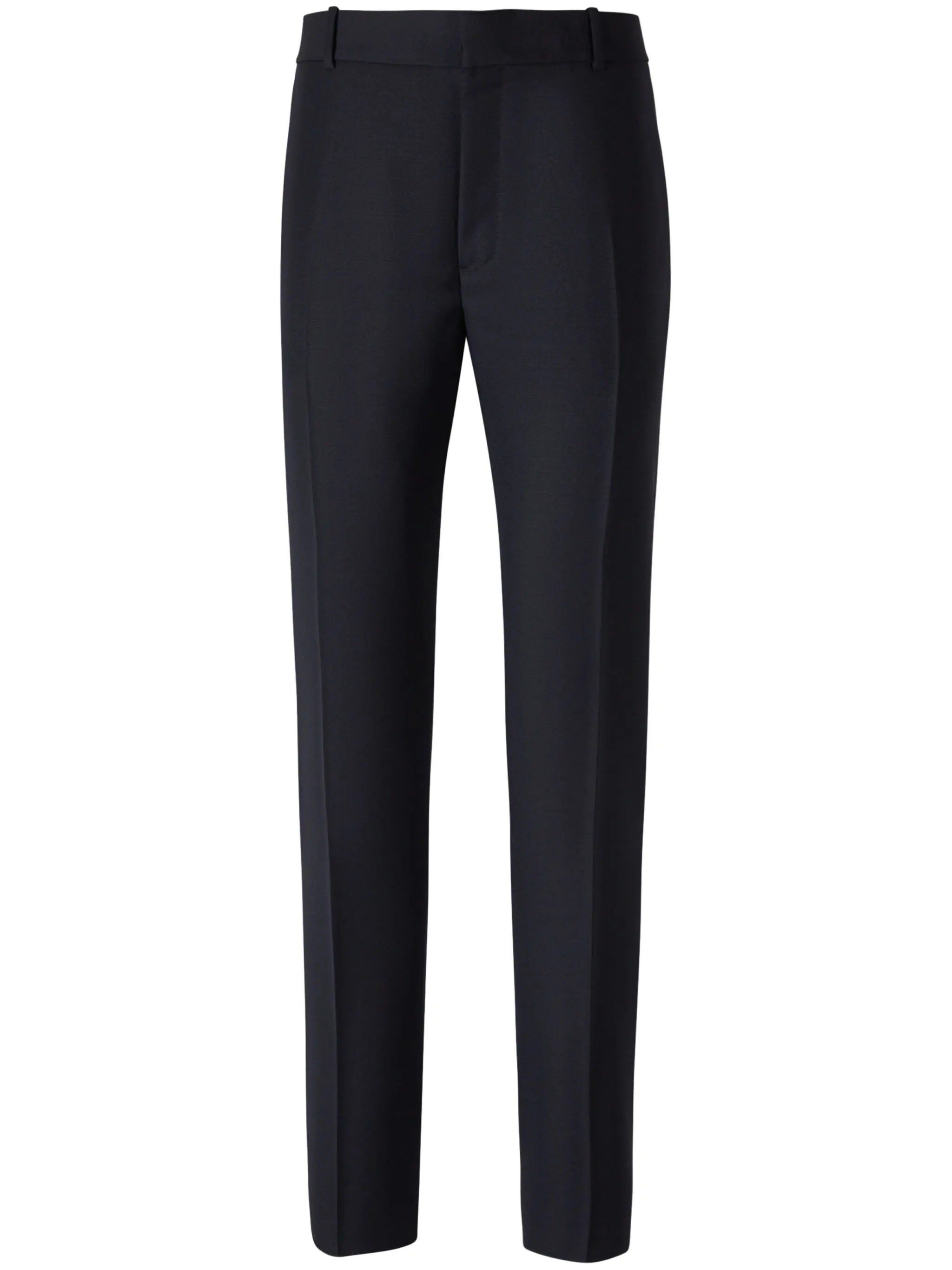 mid-rise tailored wool trousers