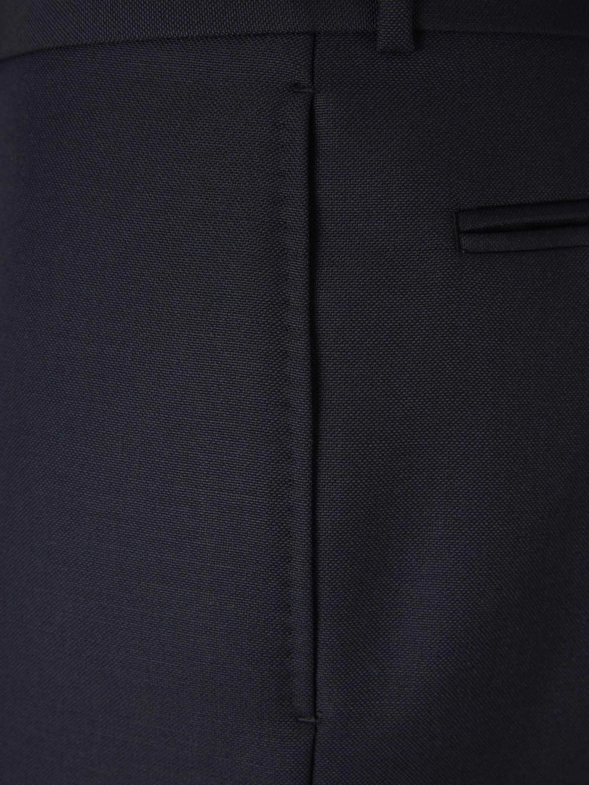 mid-rise tailored wool trousers