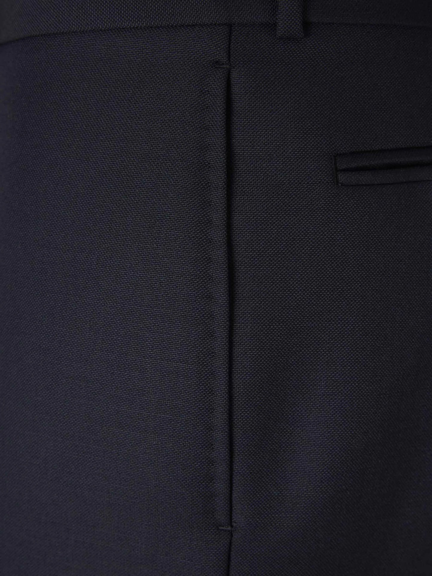 mid-rise tailored wool trousers
