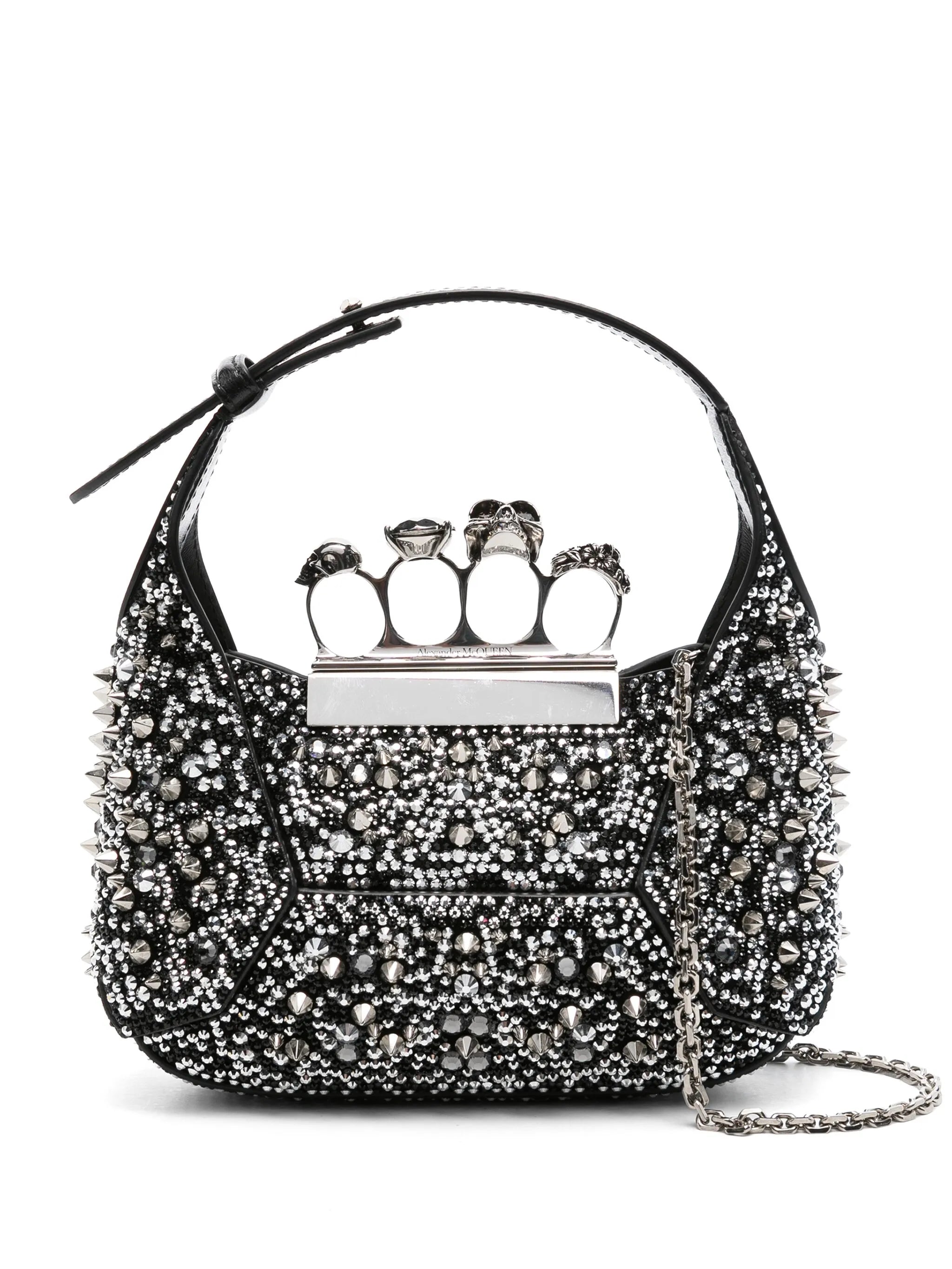 mini Jewelled Hobo bag