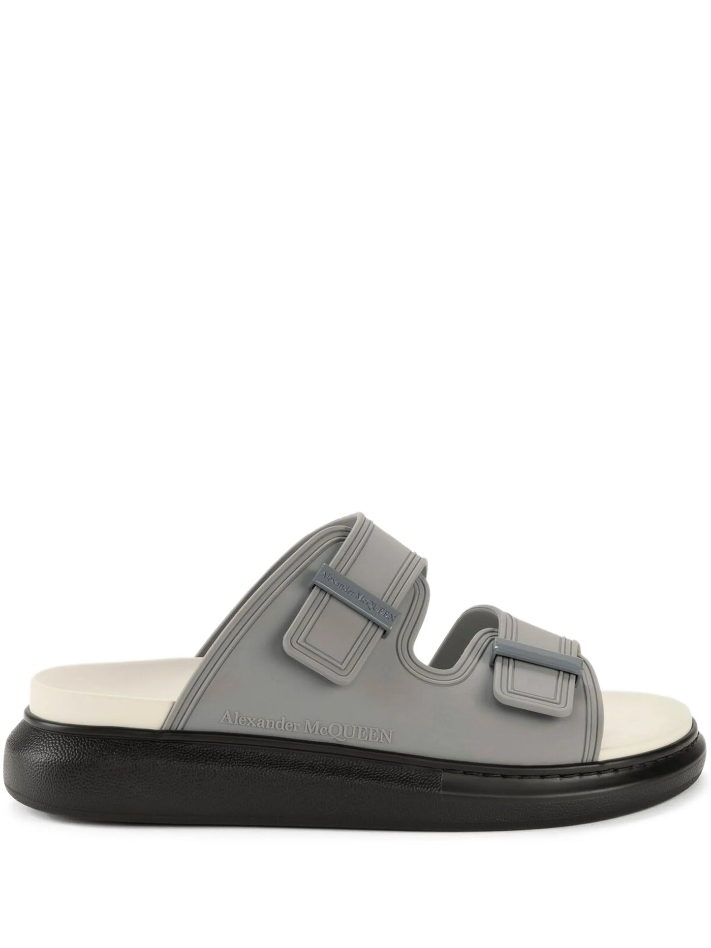 Hybrid double-buckle slide