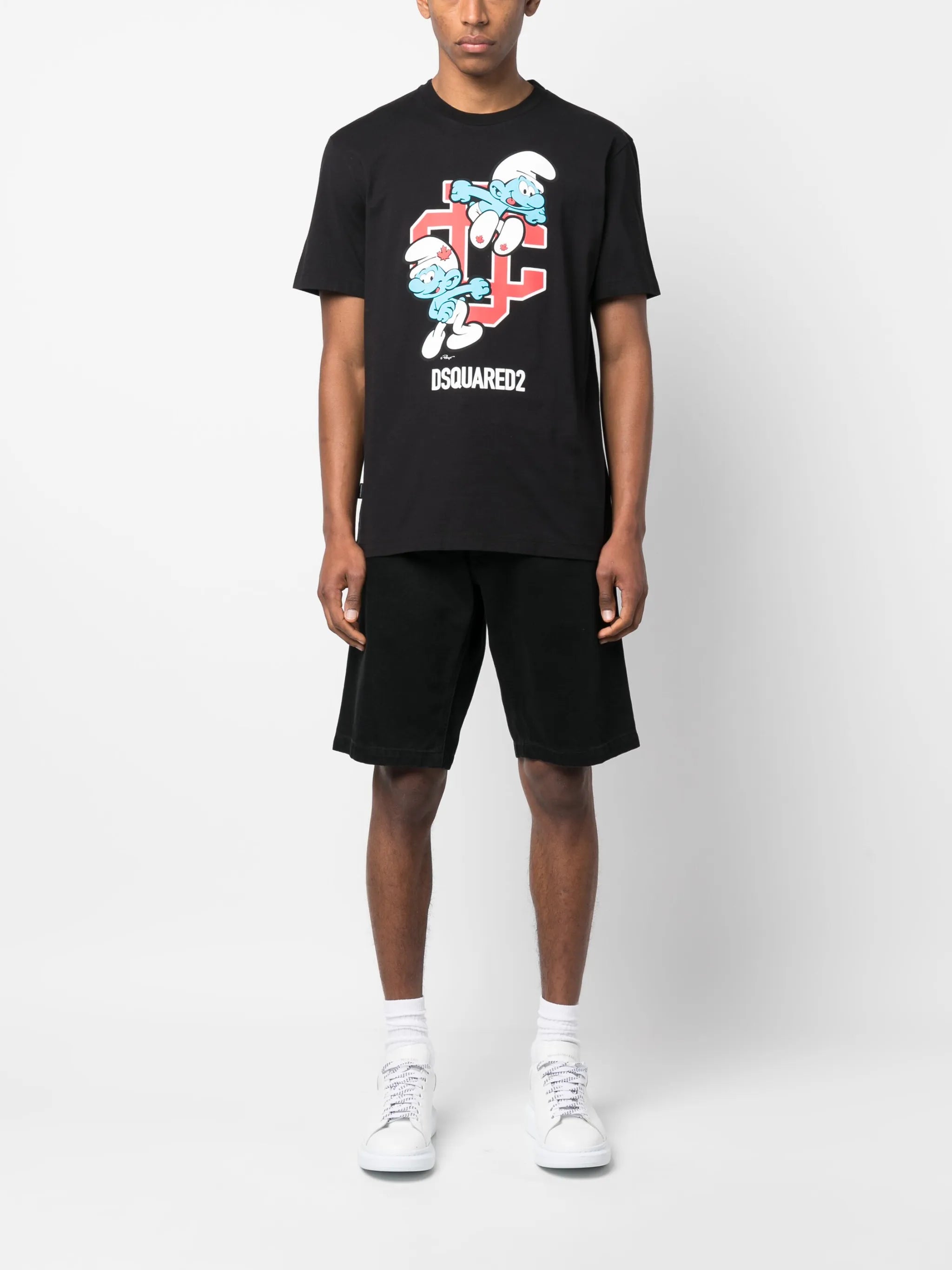 logo-print organic-cotton T-shirt