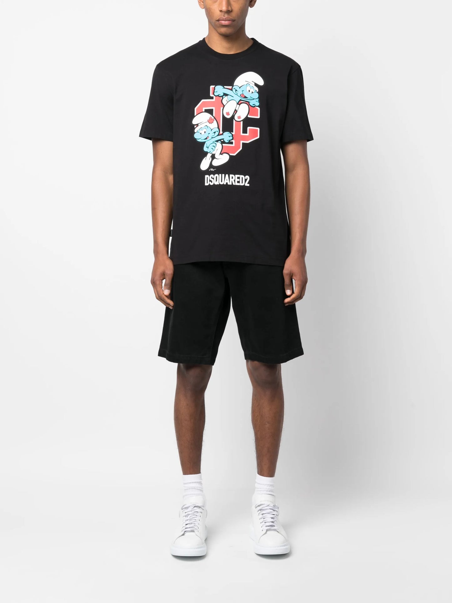 logo-print organic-cotton T-shirt