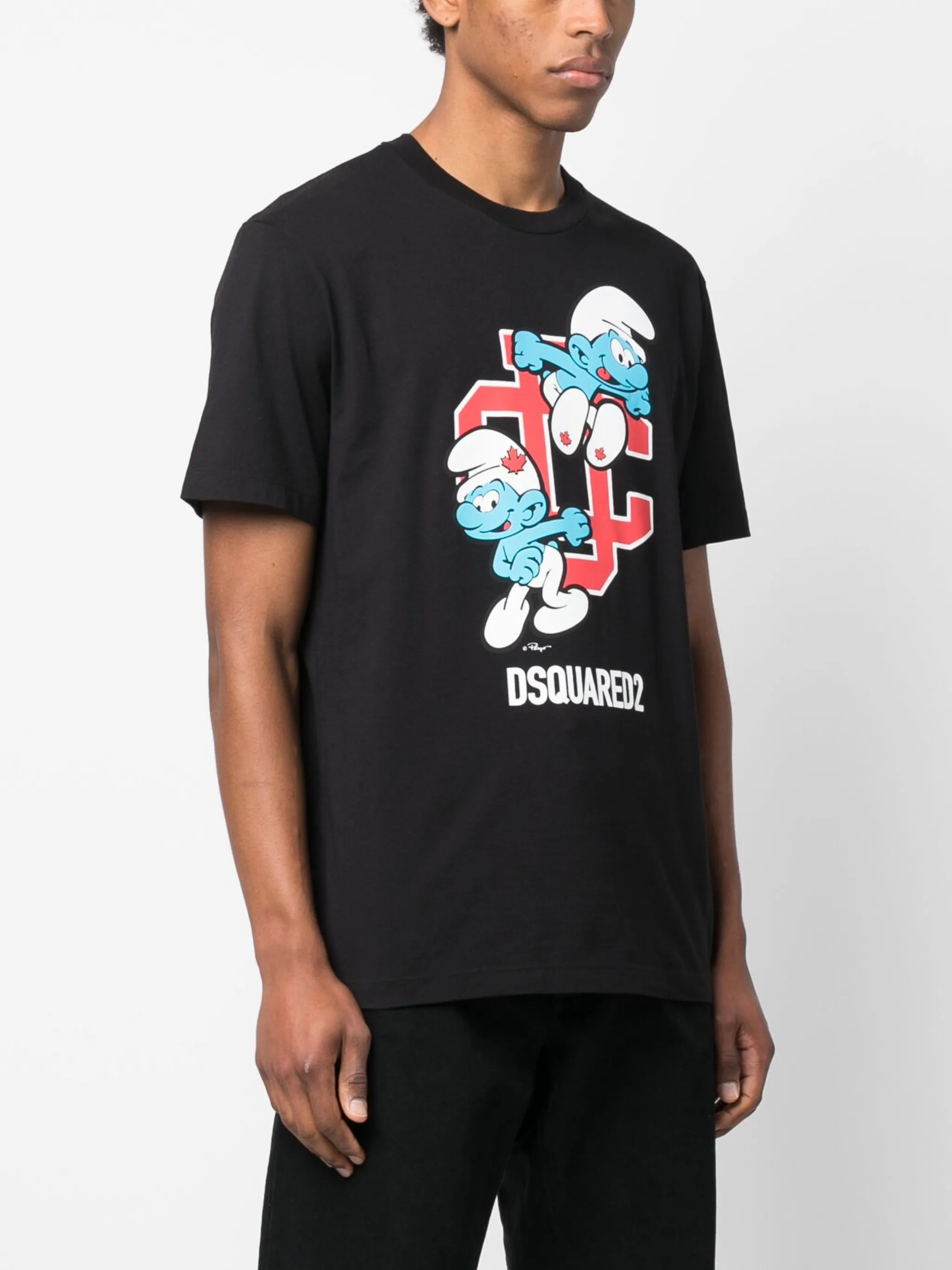 logo-print organic-cotton T-shirt