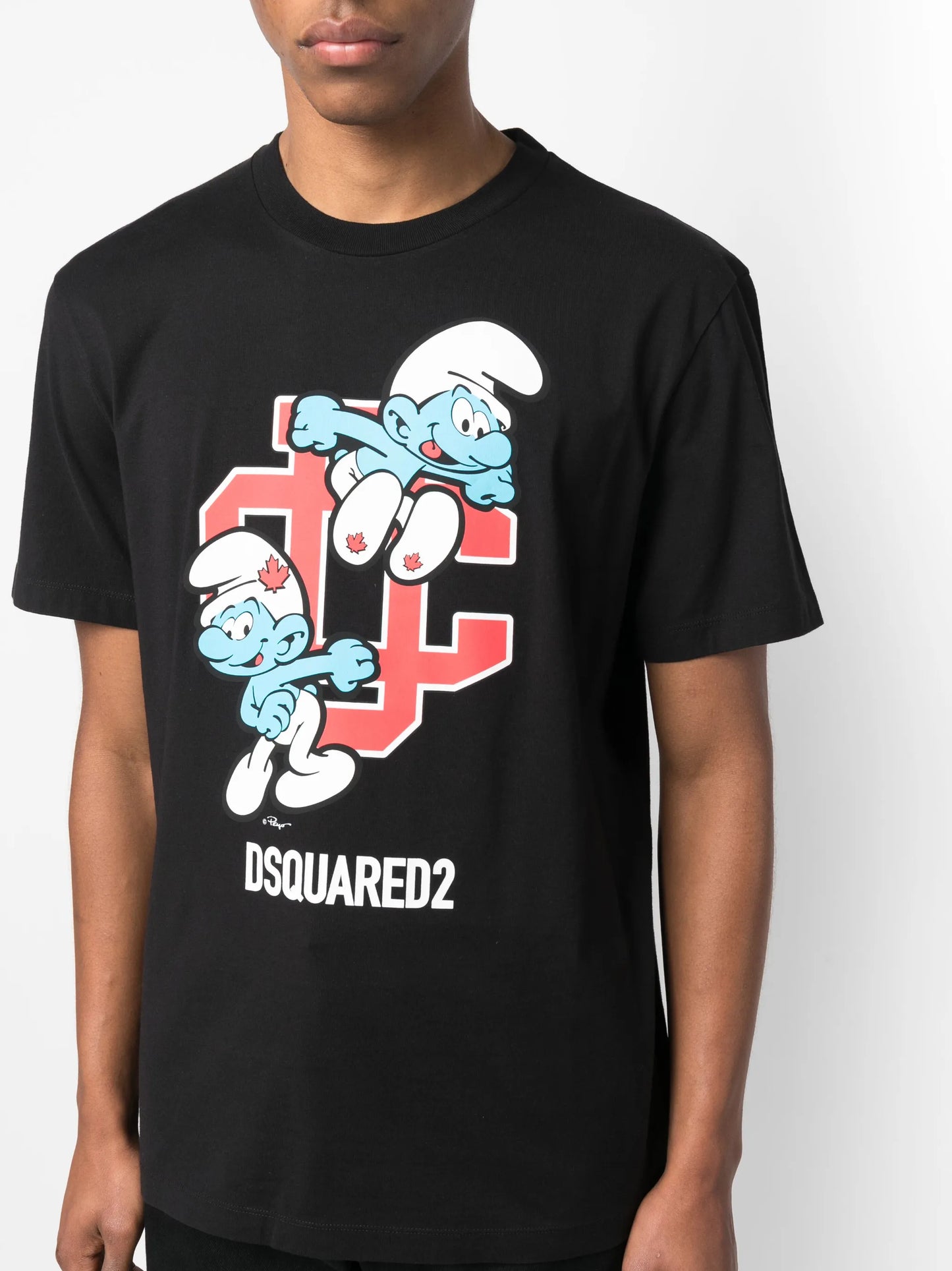 logo-print organic-cotton T-shirt
