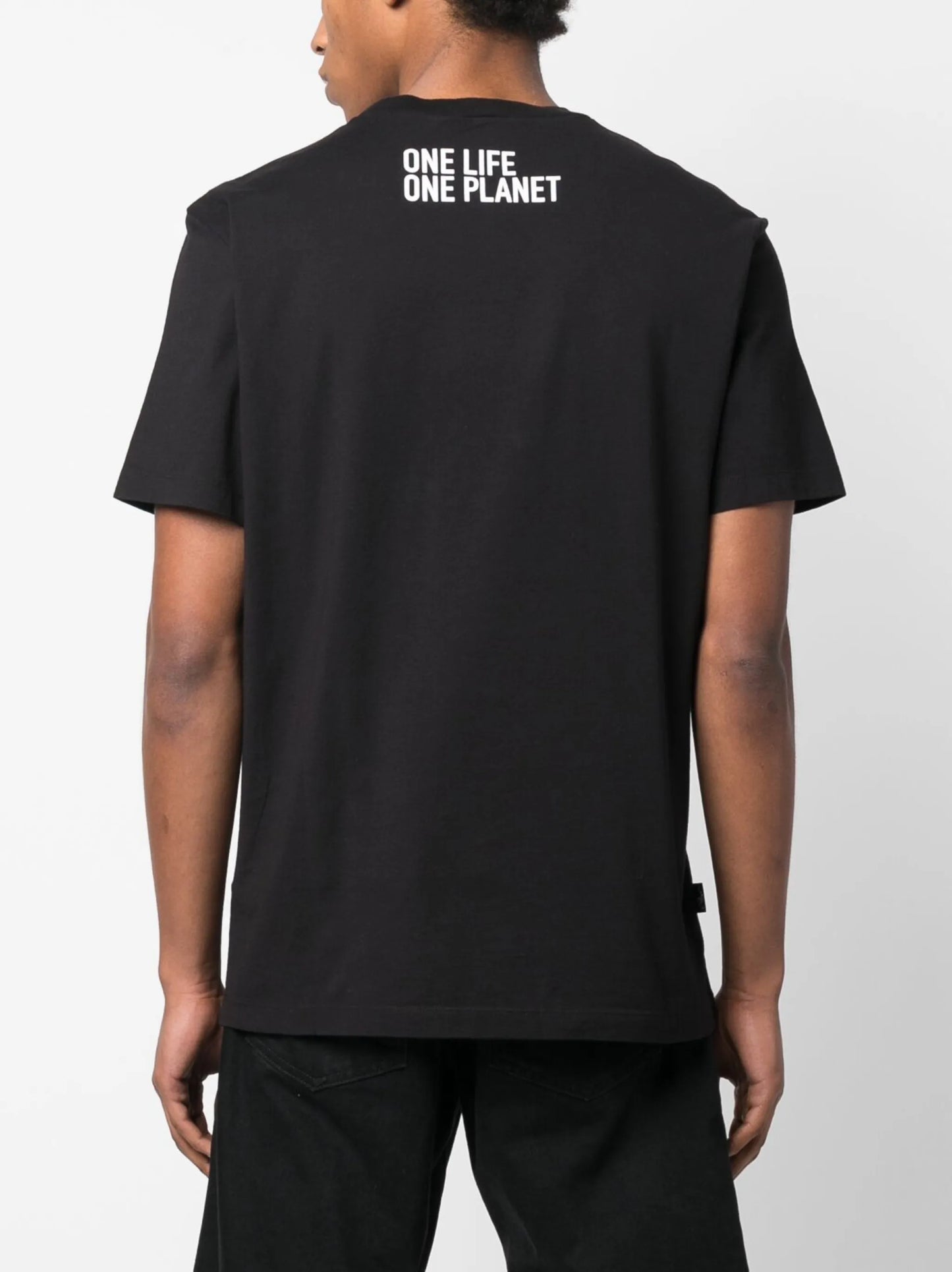 logo-print organic-cotton T-shirt