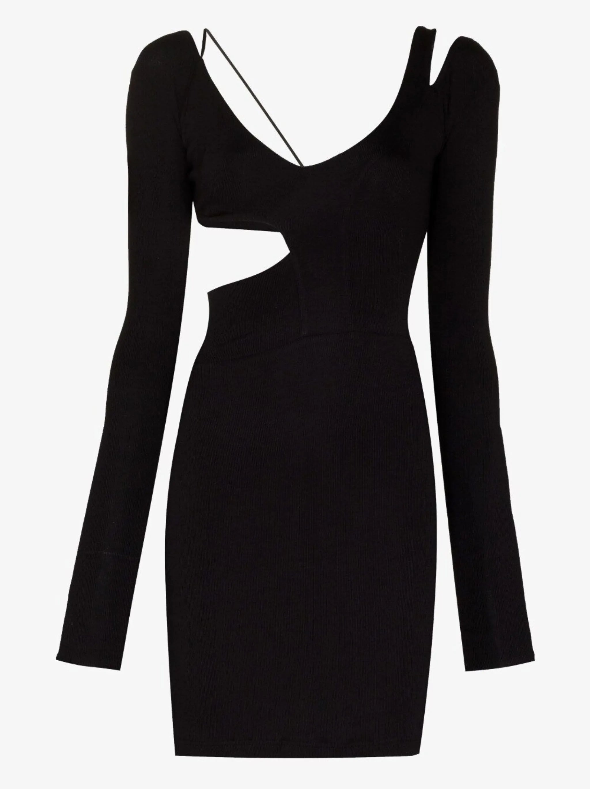cut-out stretch dress