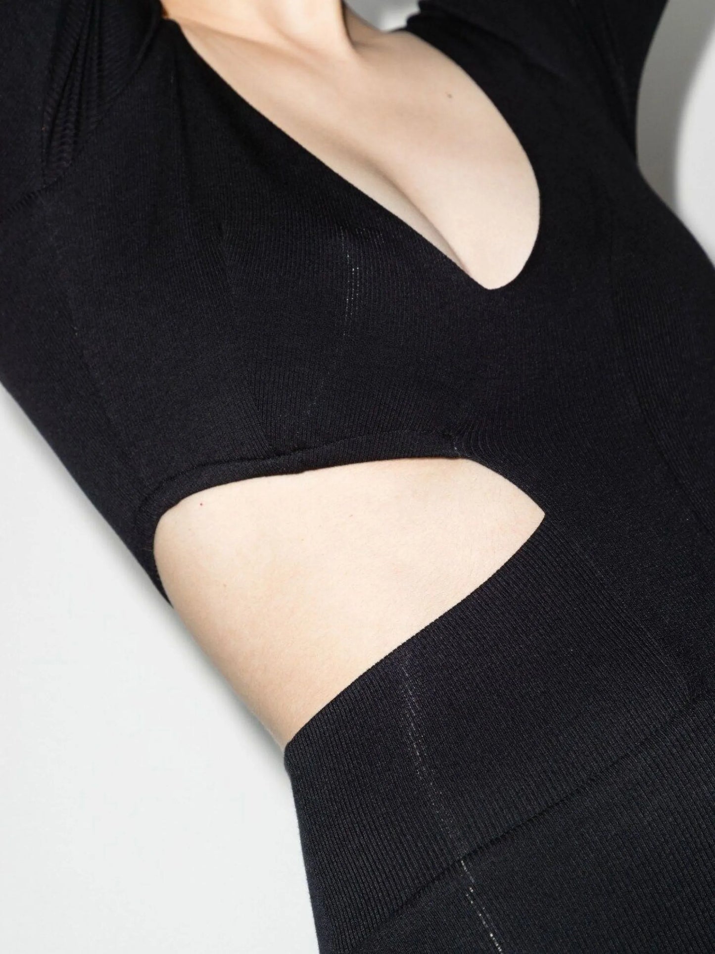 cut-out stretch dress