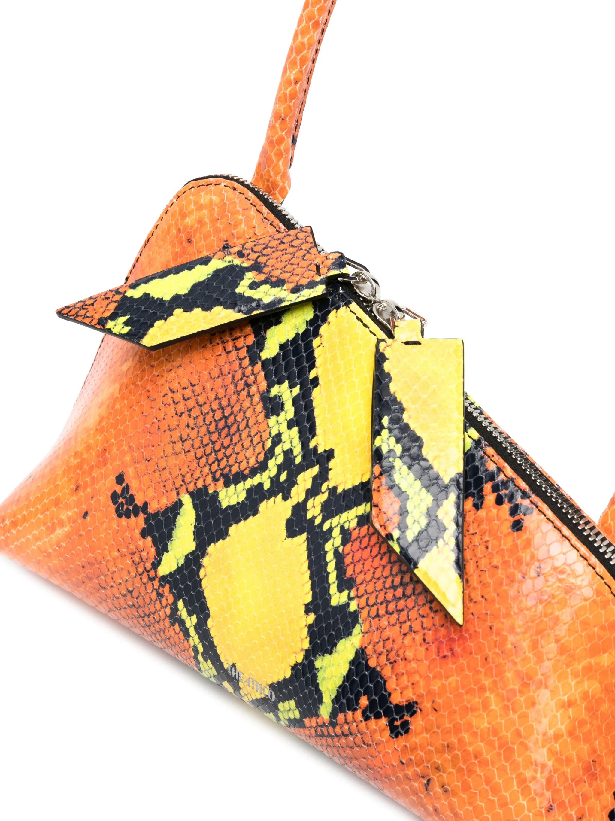 Sunrise python-print shoulder bag