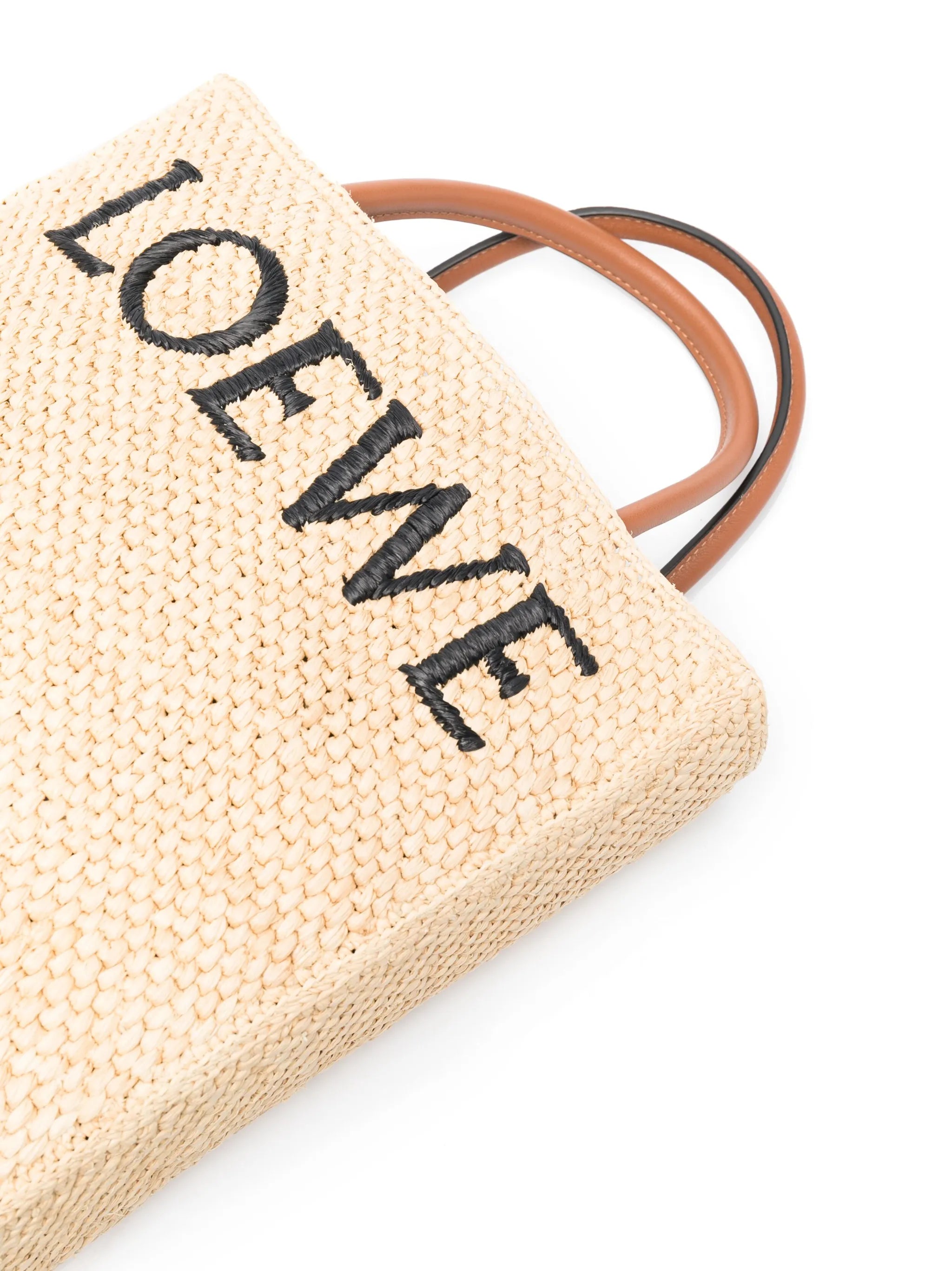 A4 raffia tote bag
