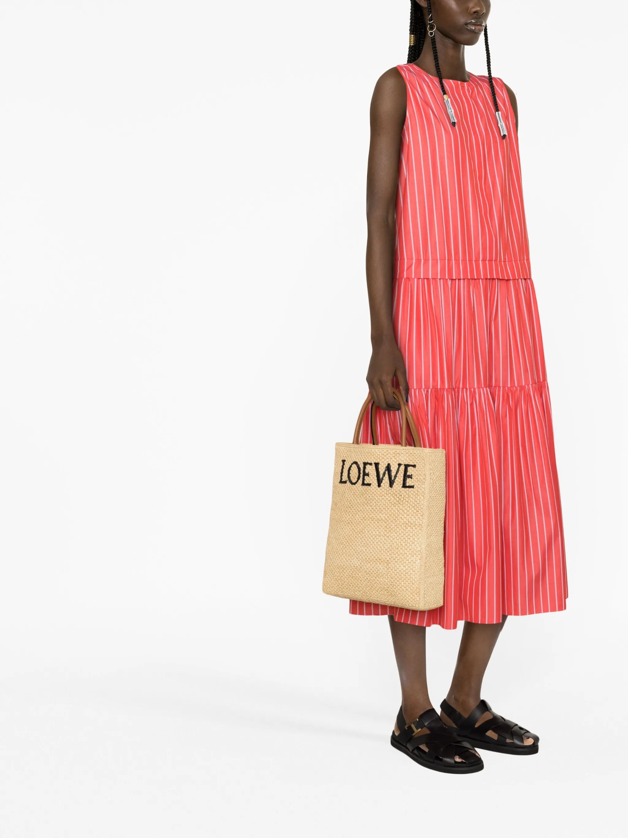 A4 raffia tote bag