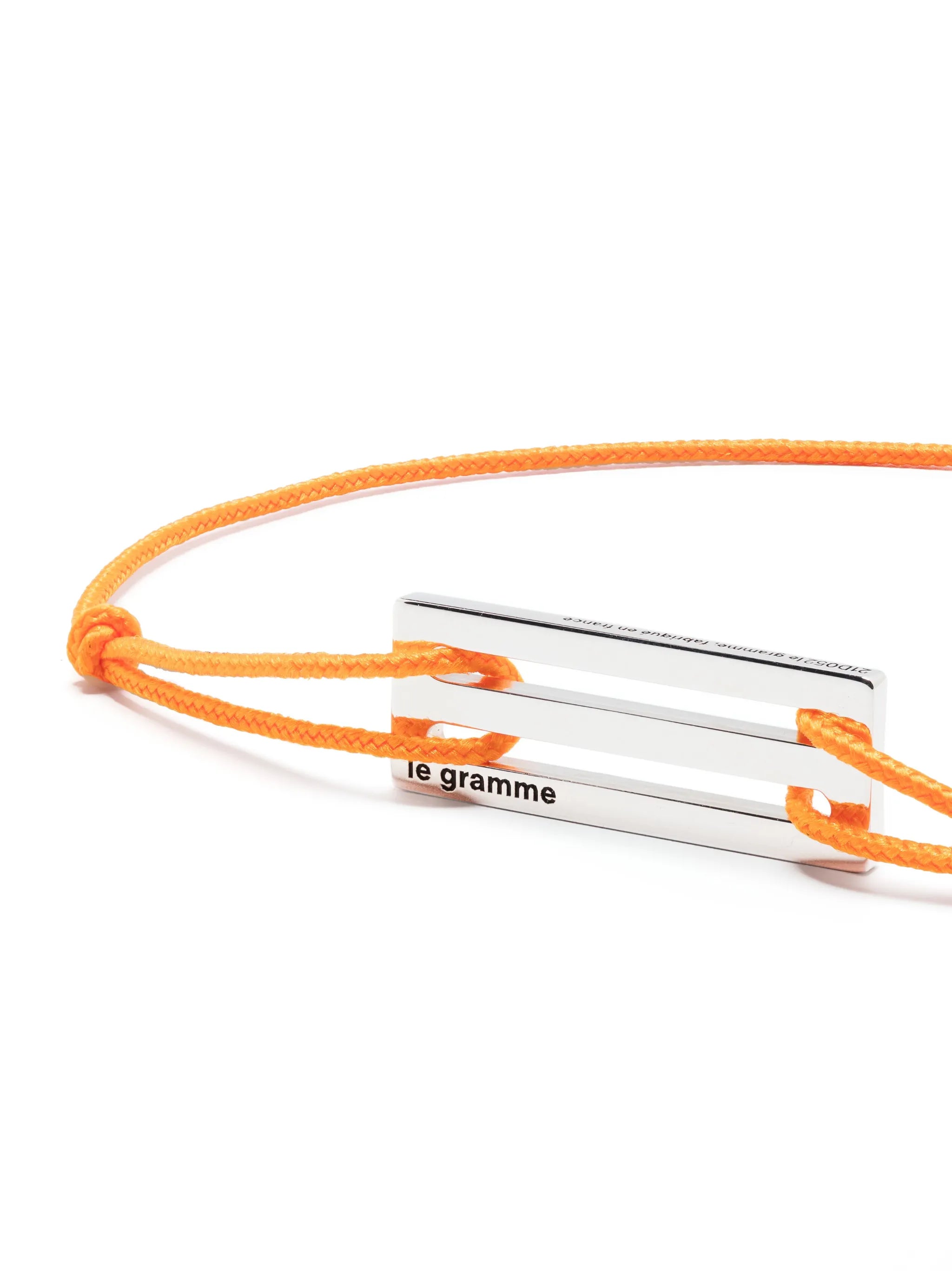 2,5g sterling silver cord bracelet