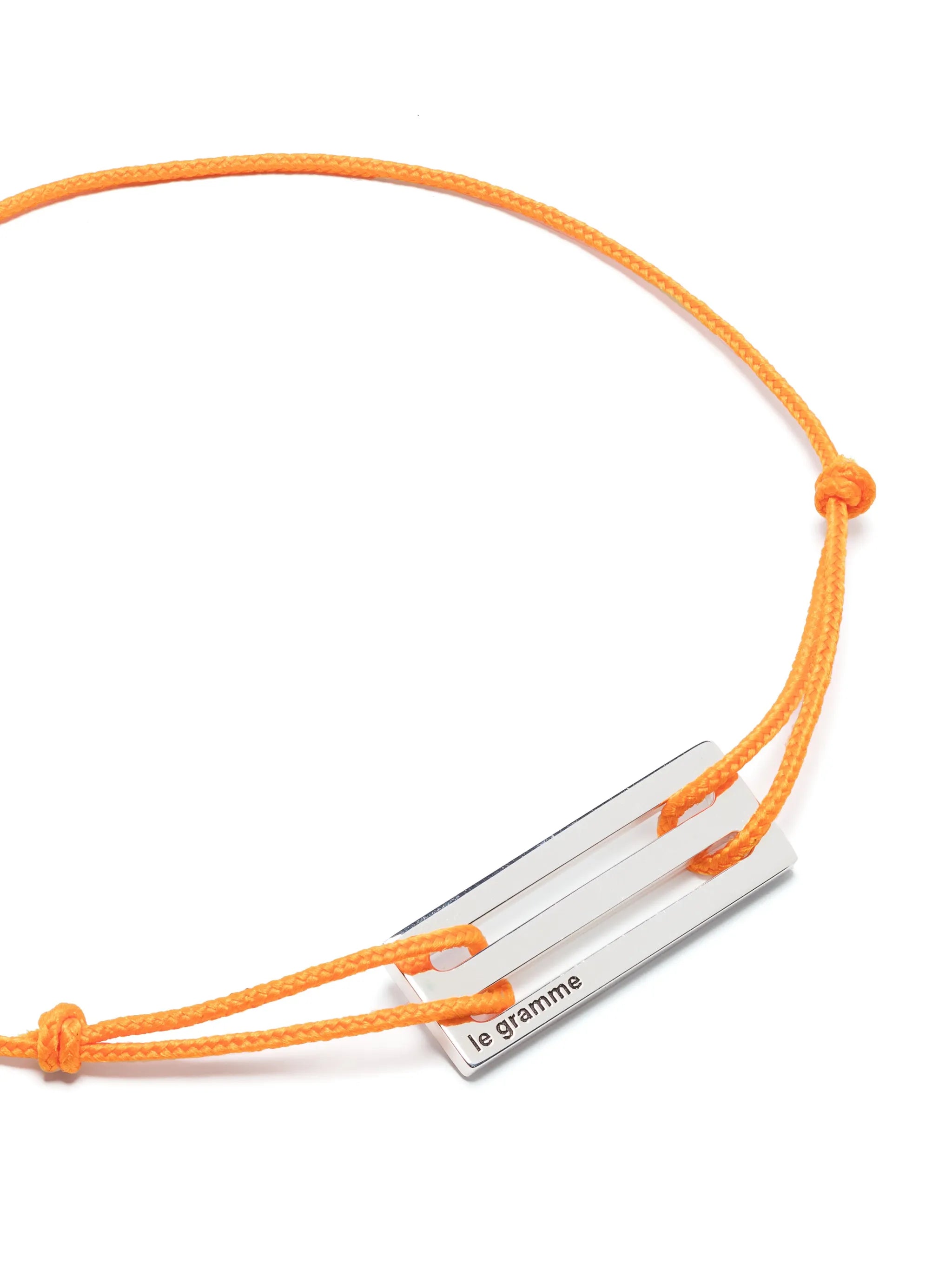 2,5g sterling silver cord bracelet