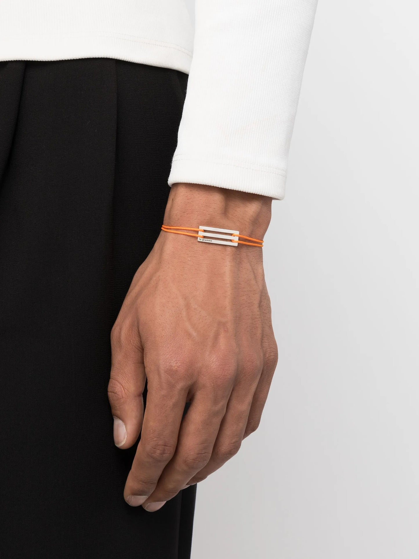 2,5g sterling silver cord bracelet