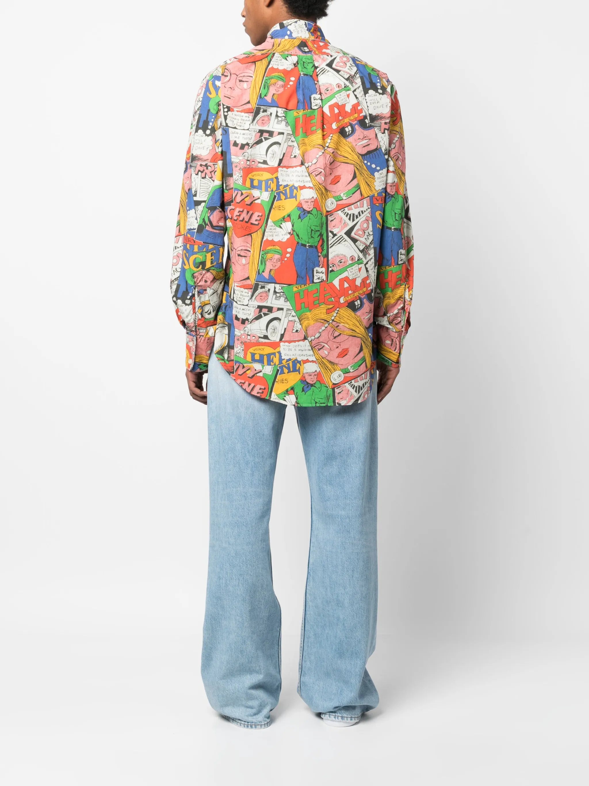 printed short-sleeved shirt