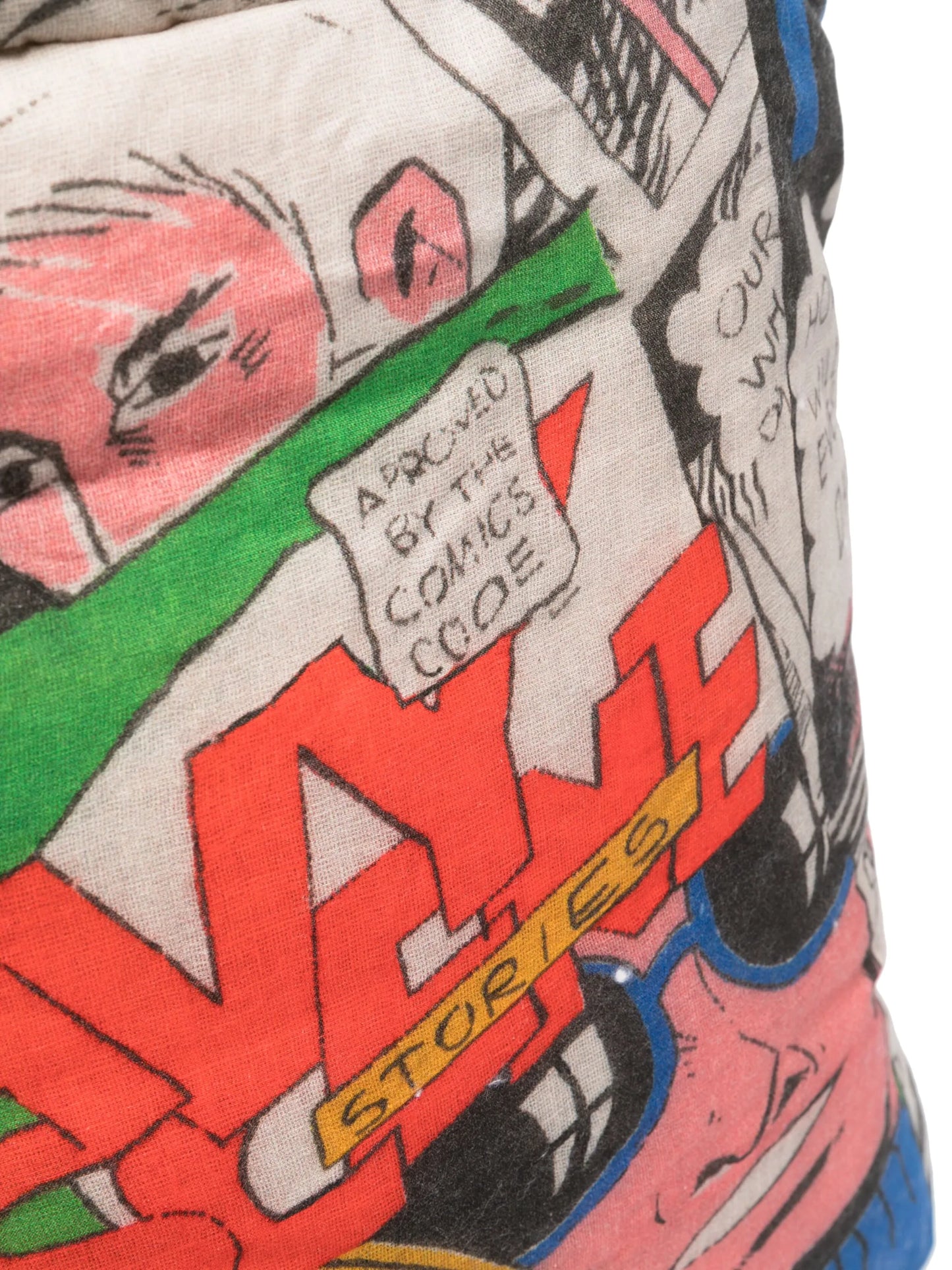 graphic-print tote bag