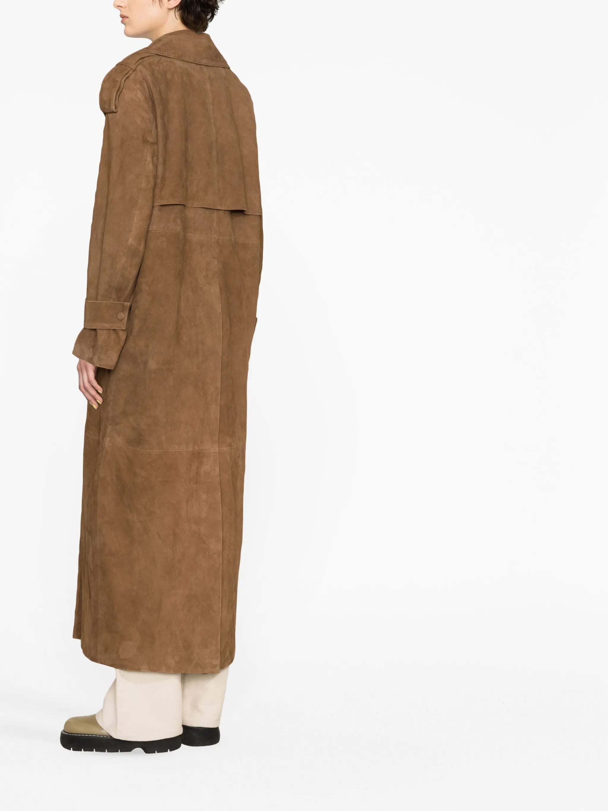 leather trench coat