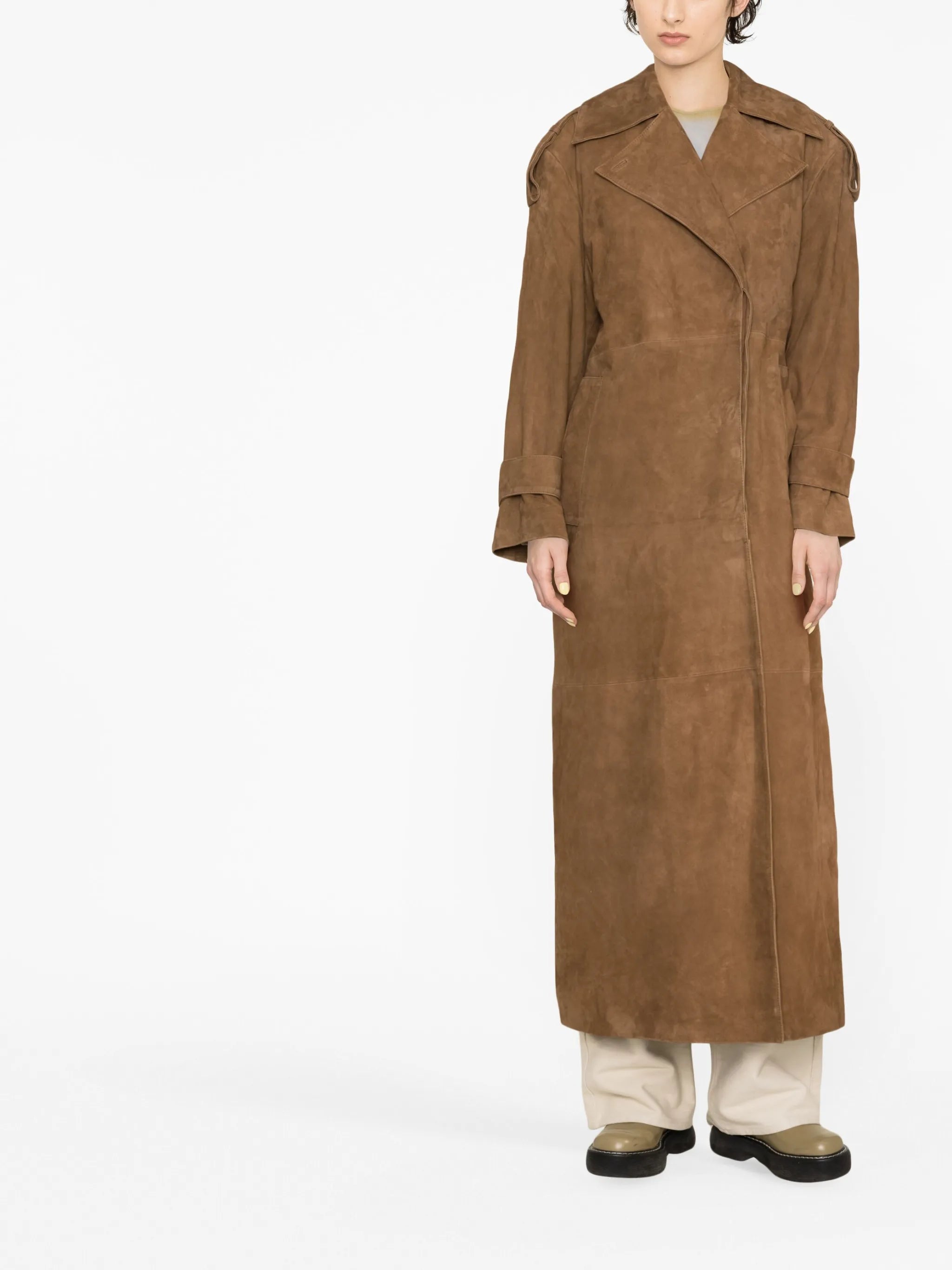 leather trench coat