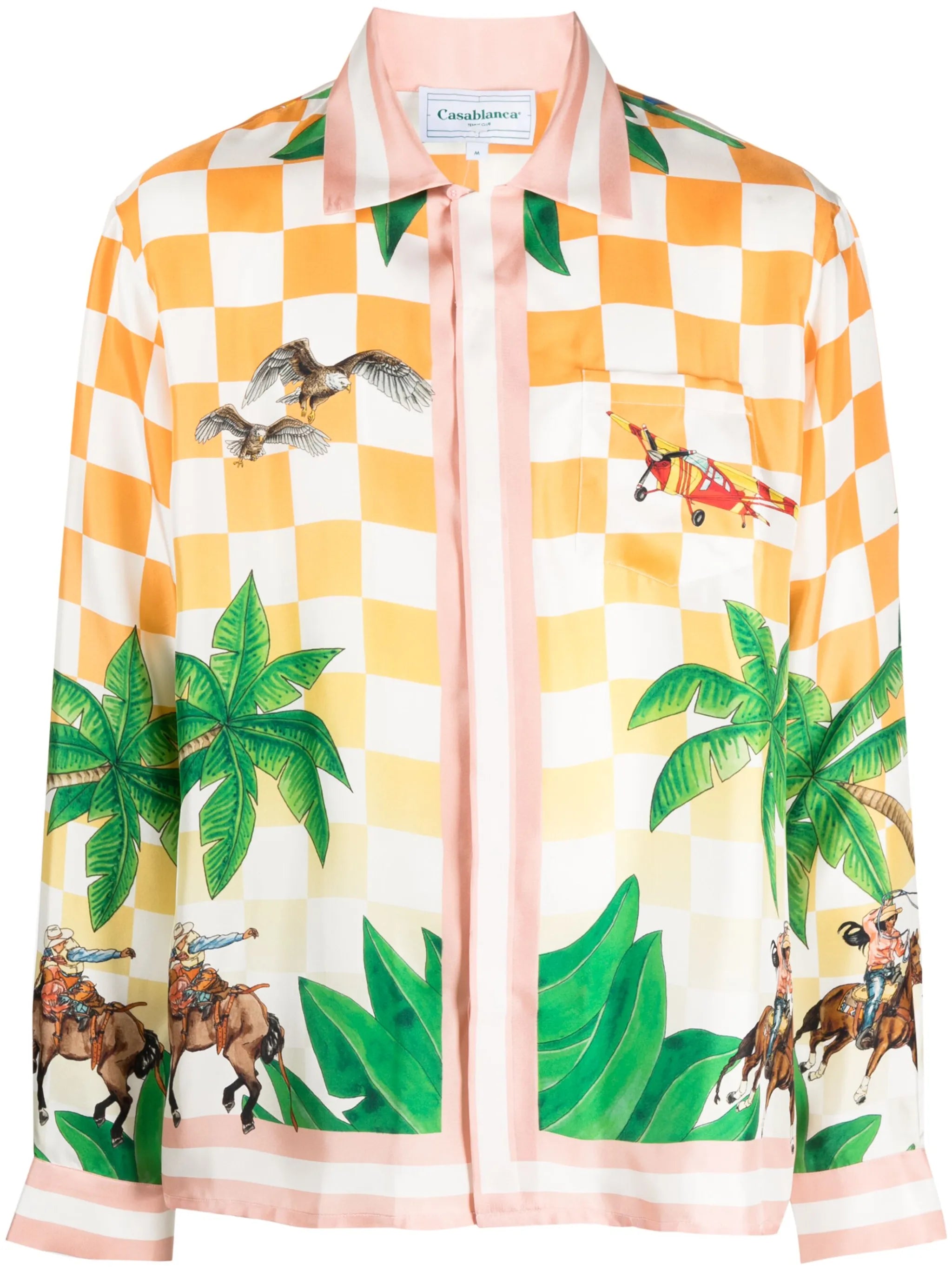 Tennis Club silk shirt