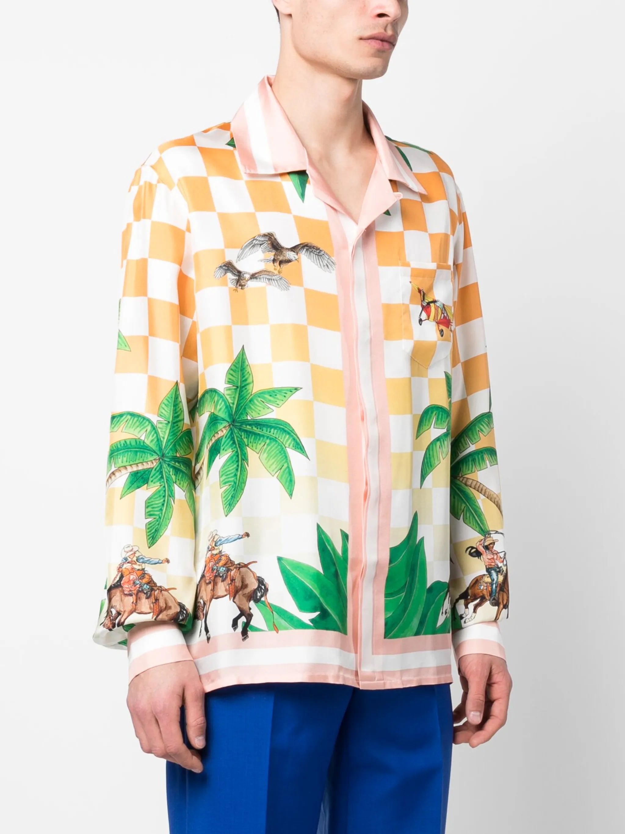 Tennis Club silk shirt