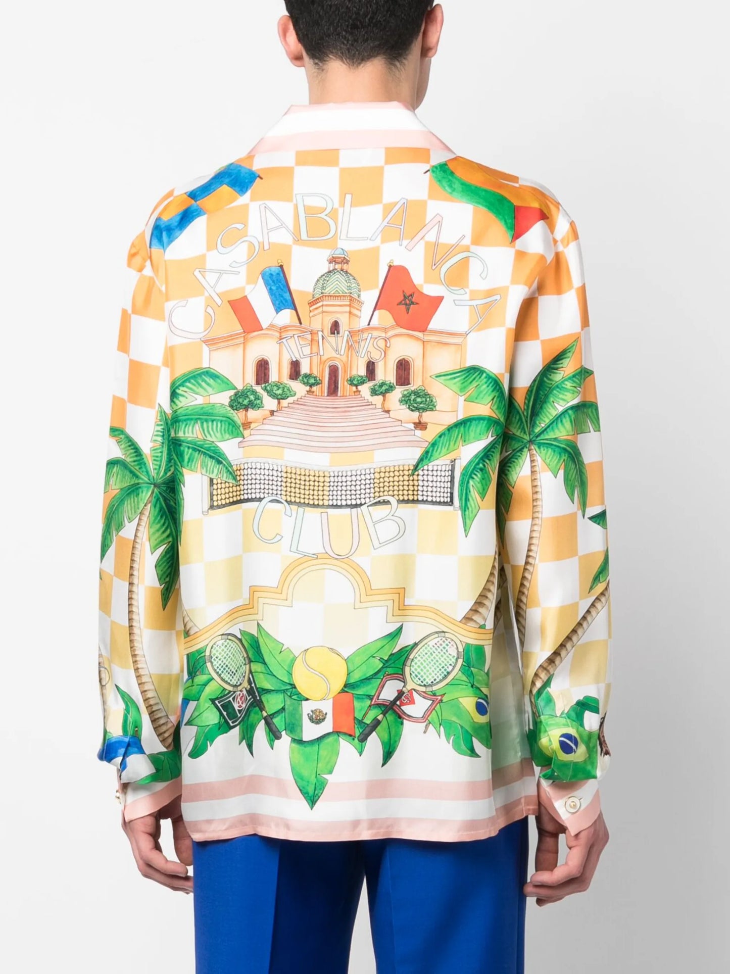 Tennis Club silk shirt